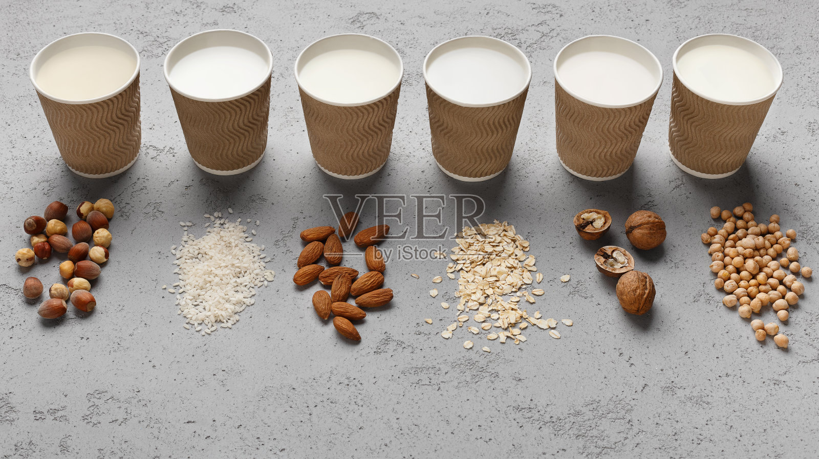 素食植物奶概念照片摄影图片