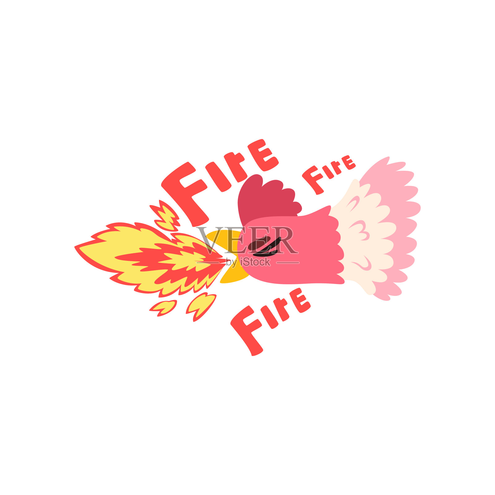 火鸡,麻辣鸡,创意标志设计元素矢量插画插画图片素材