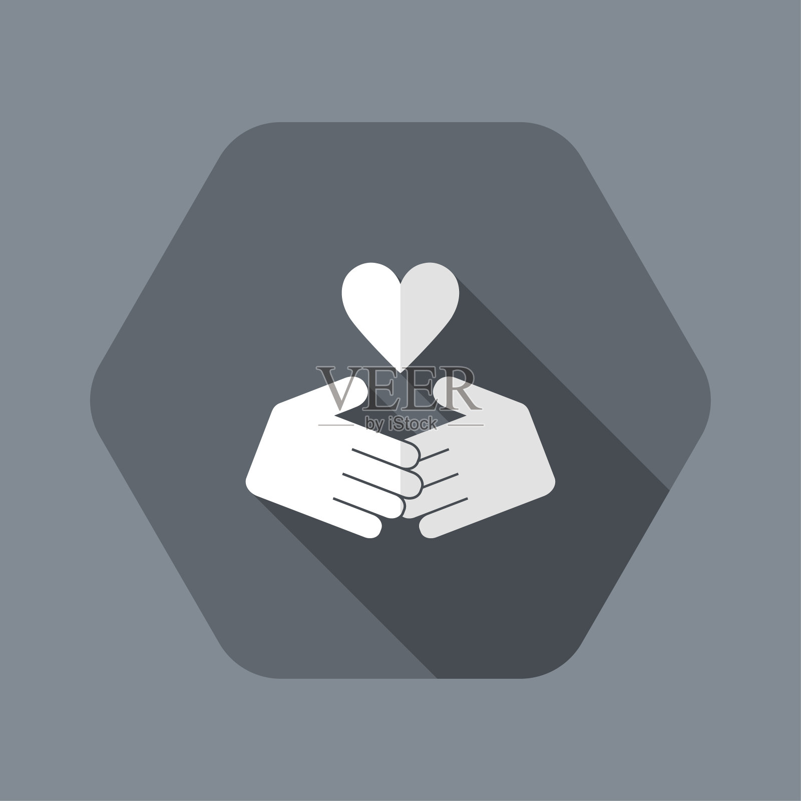 支持和爱的图标插画图片素材