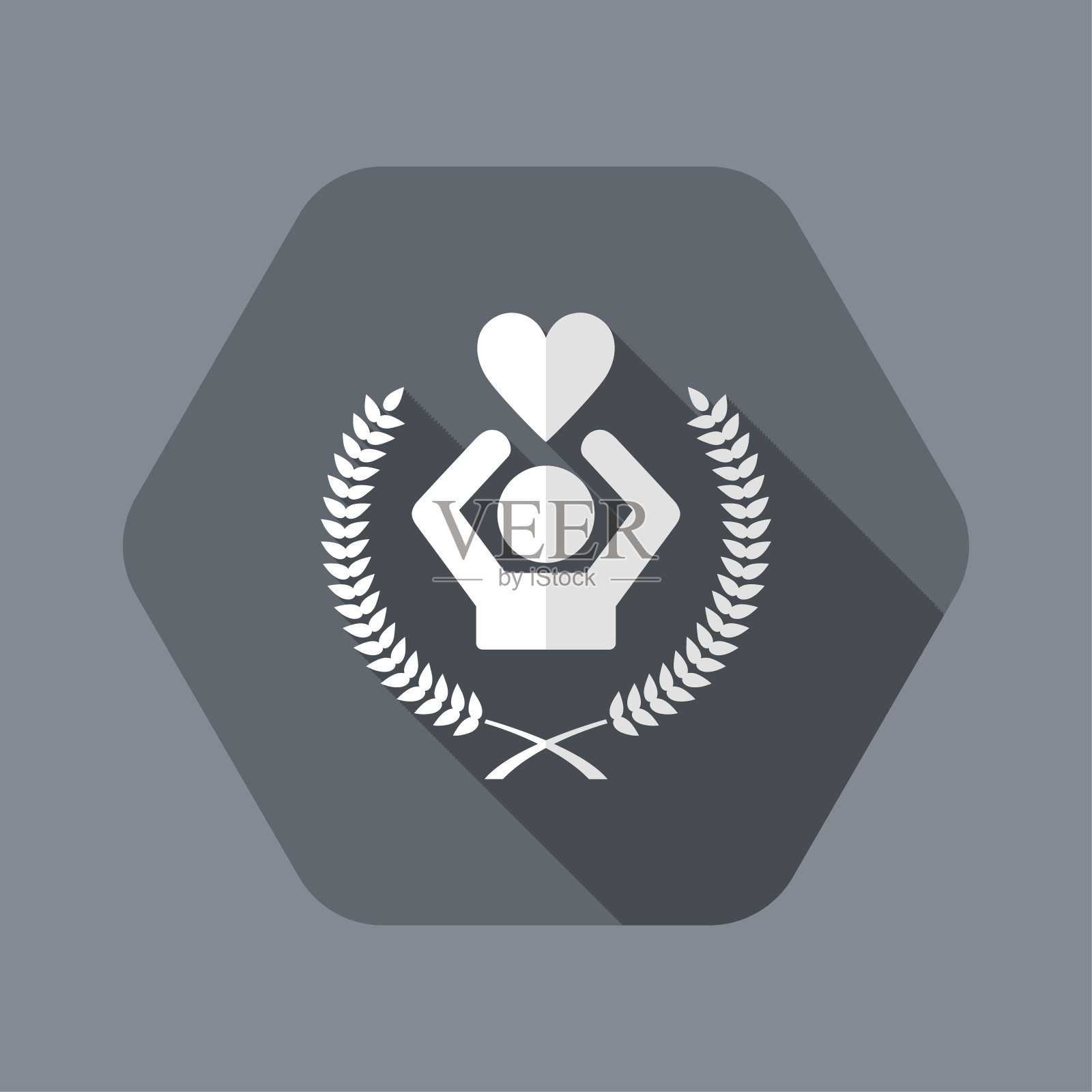 爱的象征概念图标插画图片素材