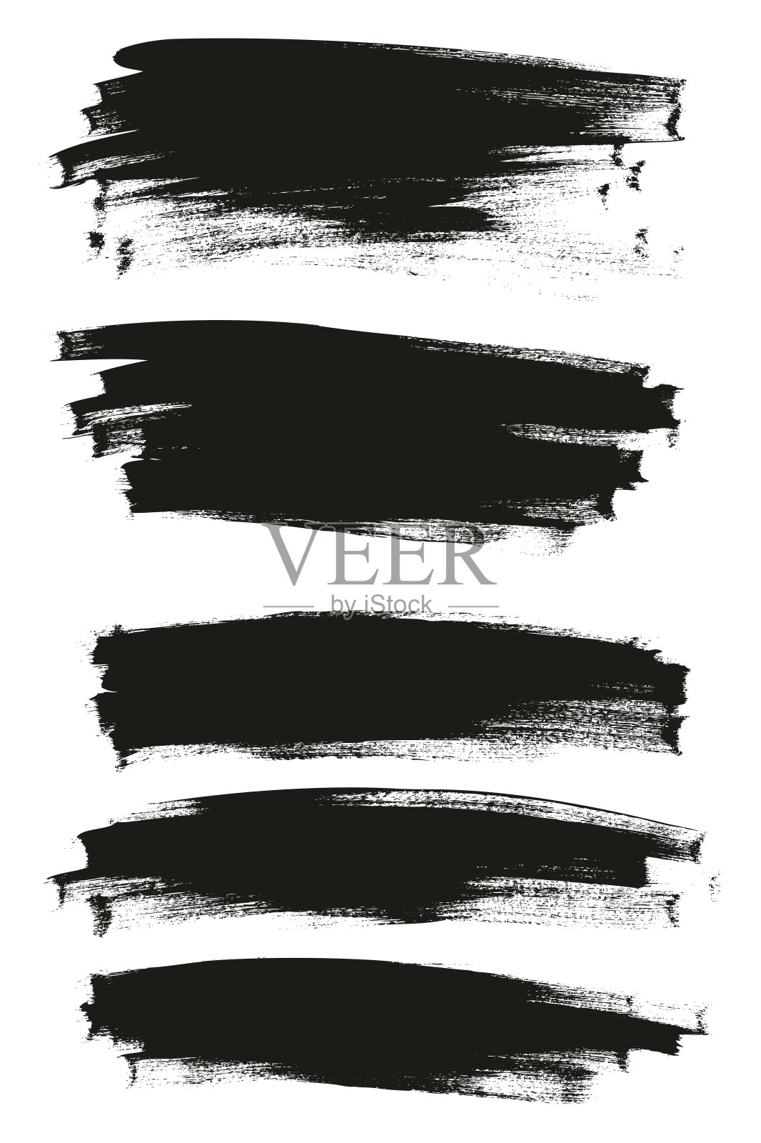 书法油漆细笔刷背景长高细节抽象矢量背景混合集92插画图片素材