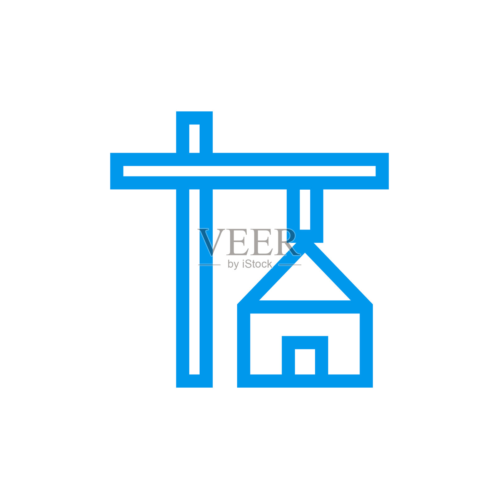 房屋广告标志-房地产广告牌图标设计元素图片