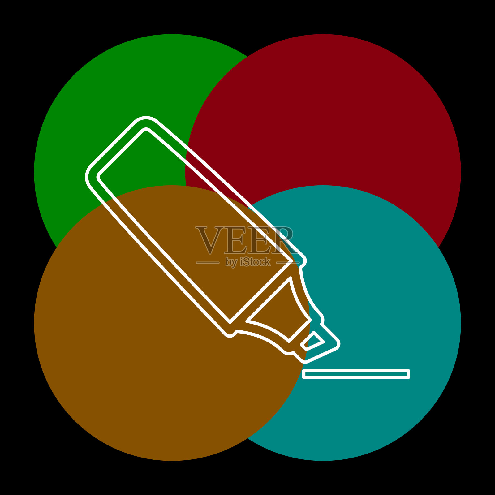 标记基地图标。符号说明插画图片素材