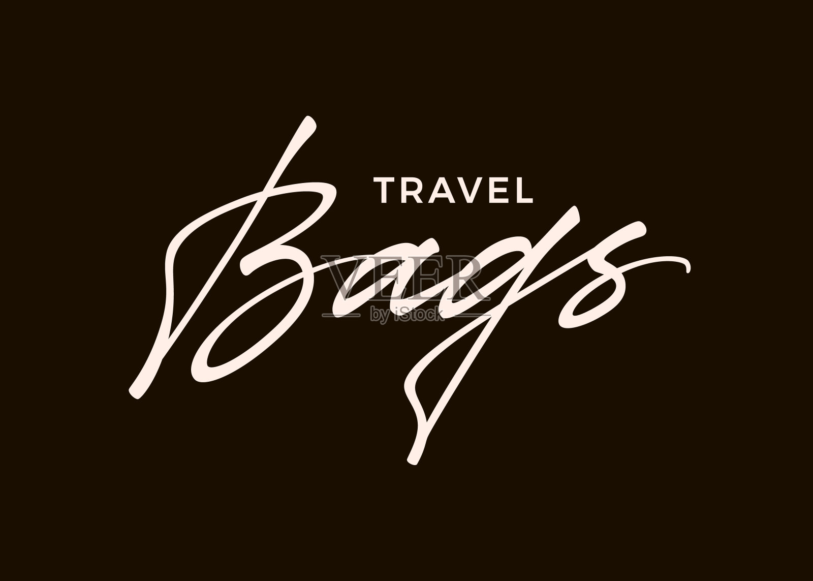 袋矢量字体插画图片素材