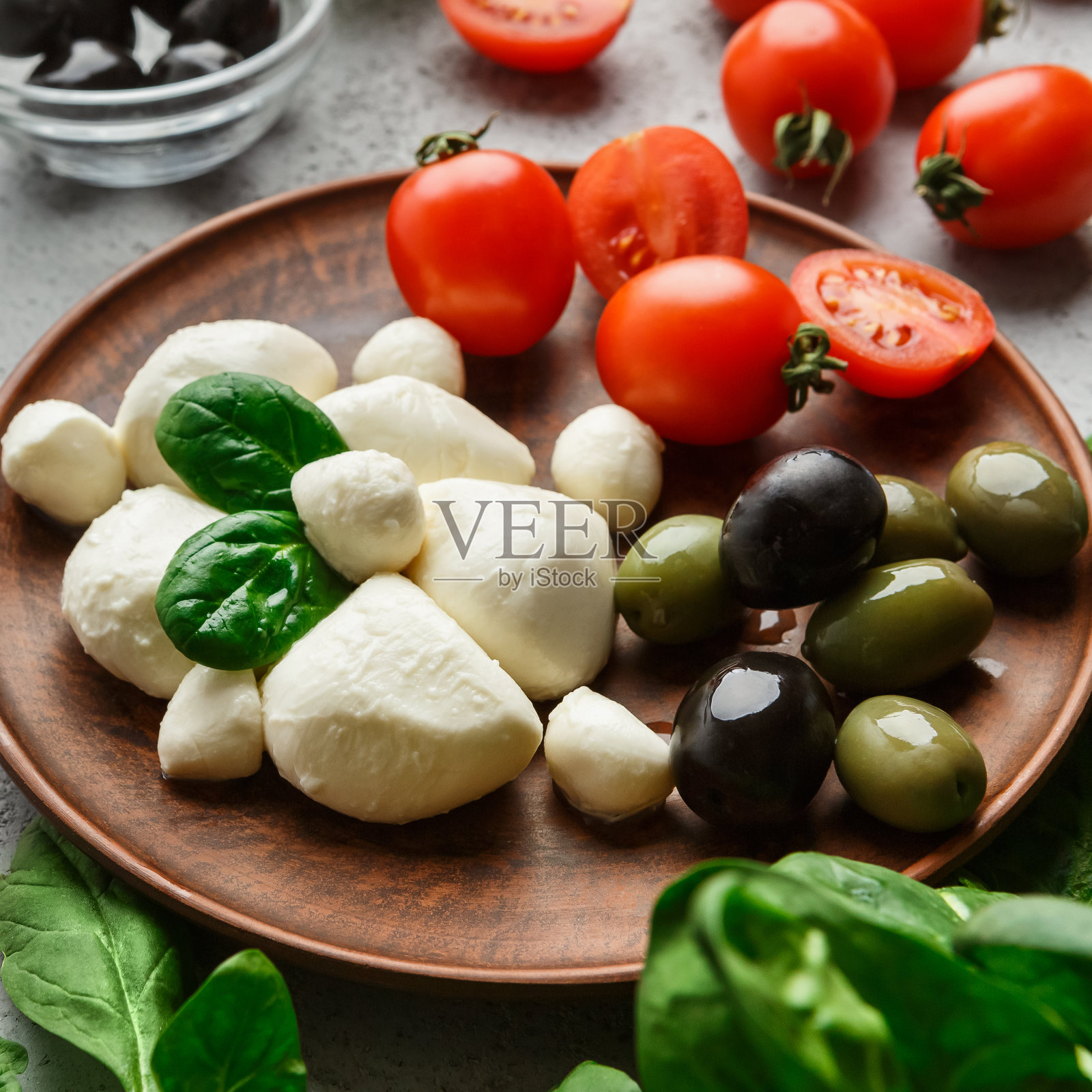 地中海饮食的概念照片摄影图片