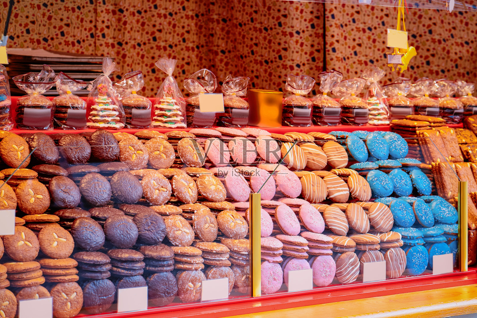 姜饼饼干亚历山大广场圣诞市场照片摄影图片