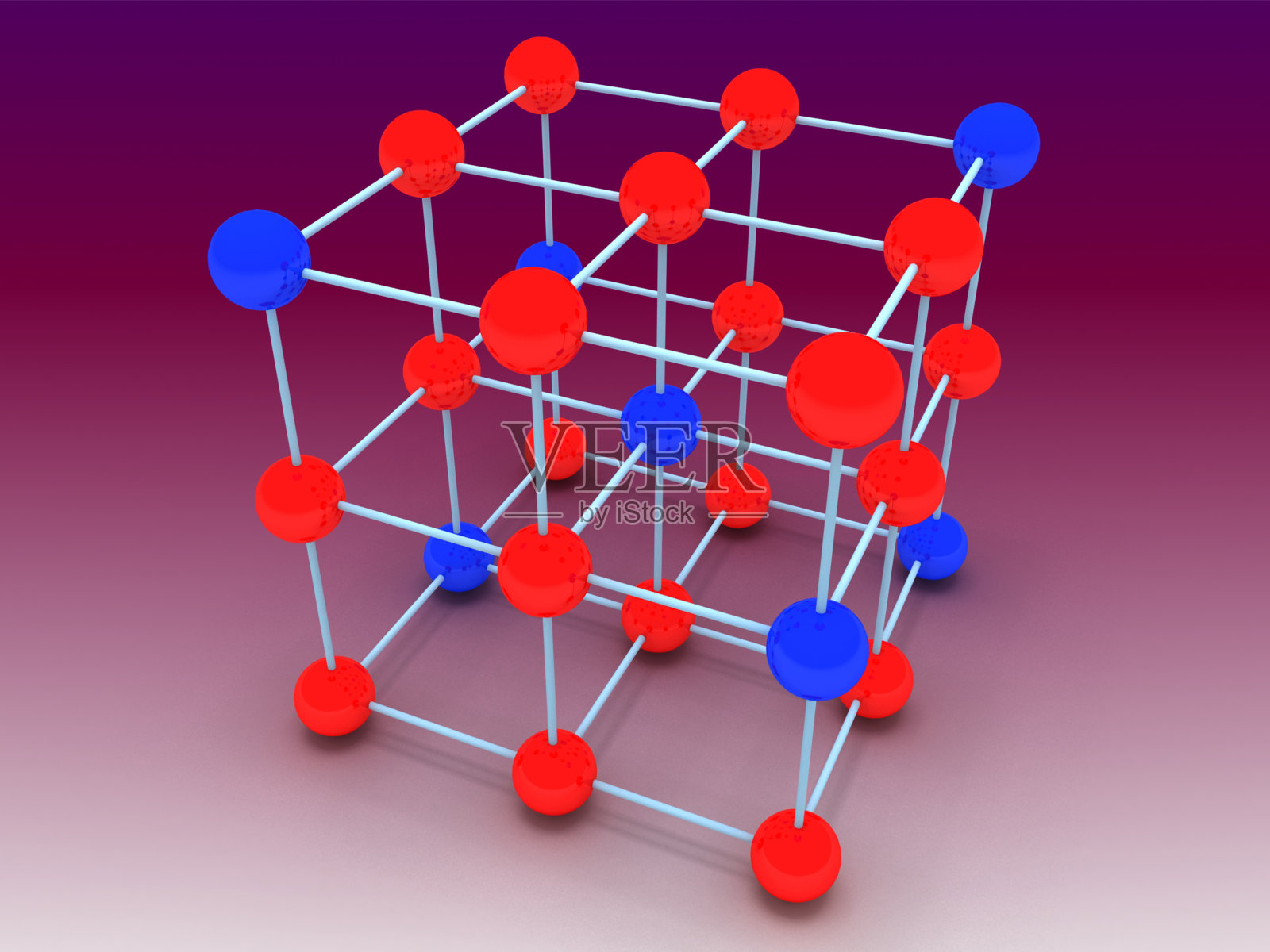 晶体分子结构概念照片摄影图片