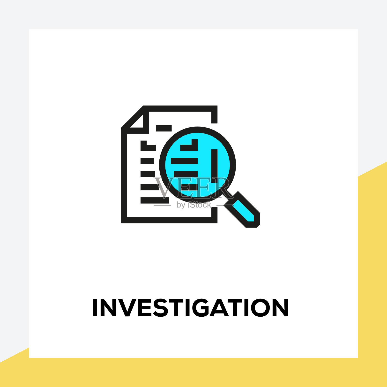 调查线图标集插画图片素材