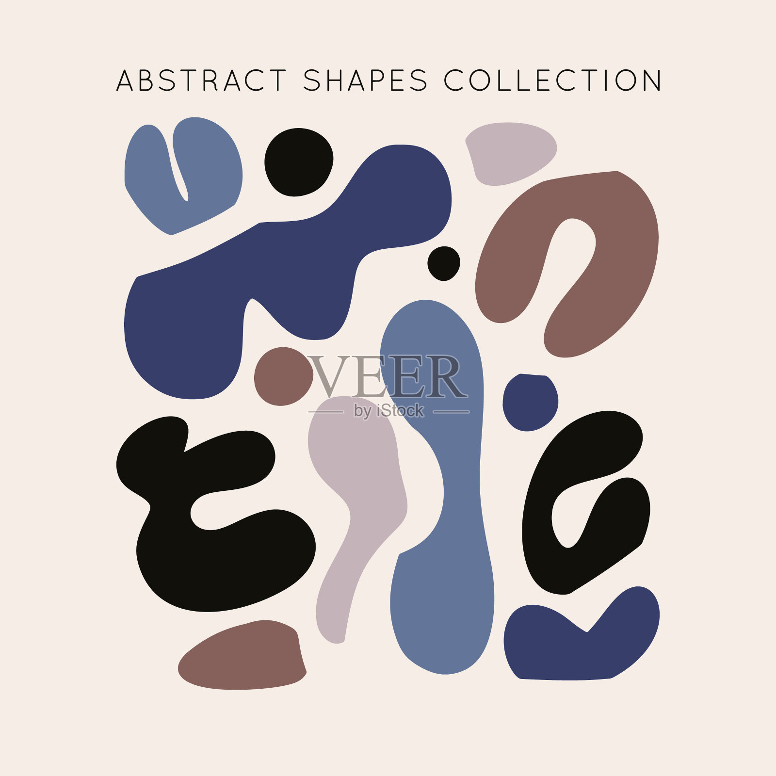 抽象图形矢量素材插画图片素材