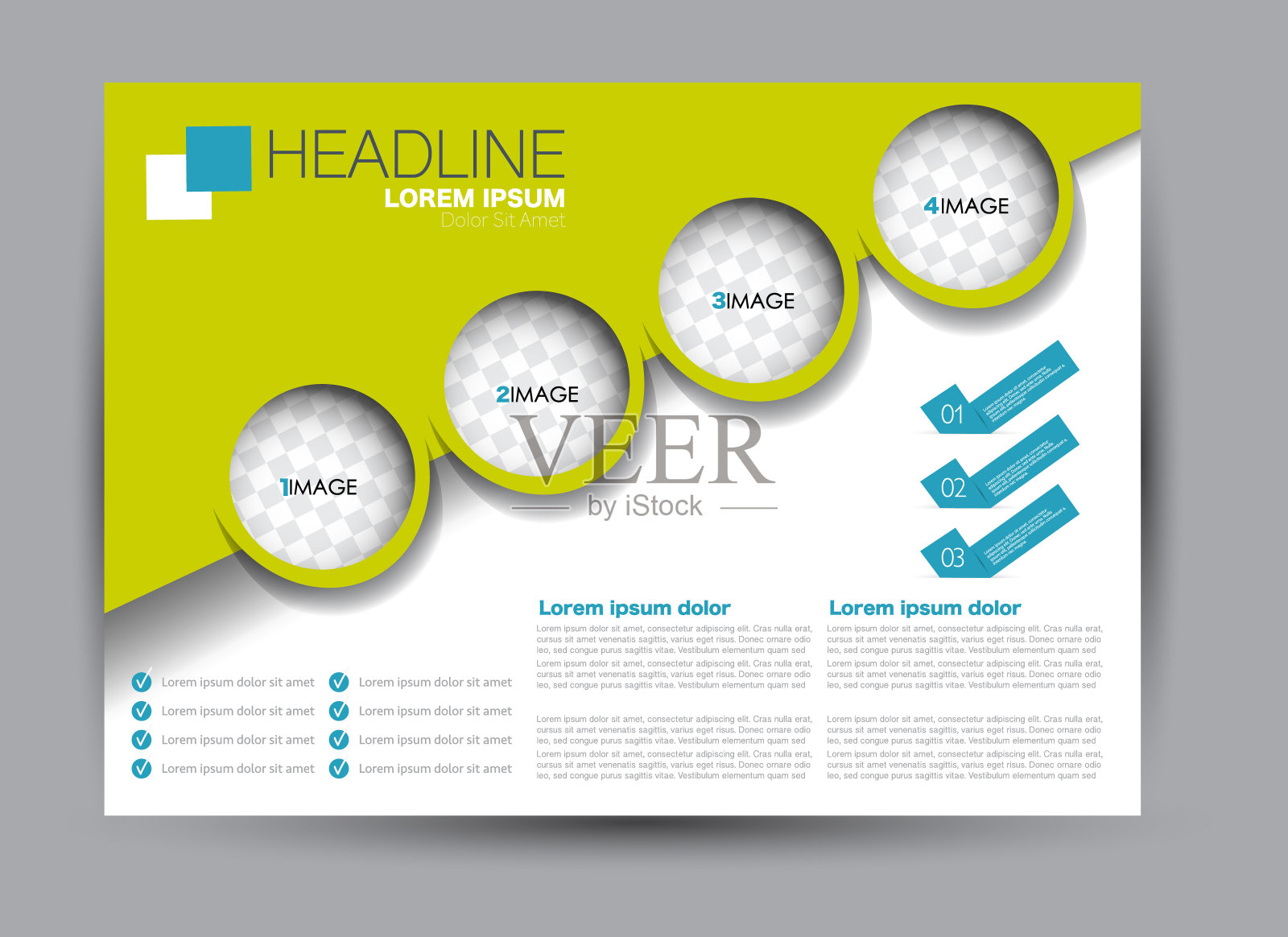 宣传单,宣传册,广告牌模板设计景观导向教育,展示,网站。设计模板素材