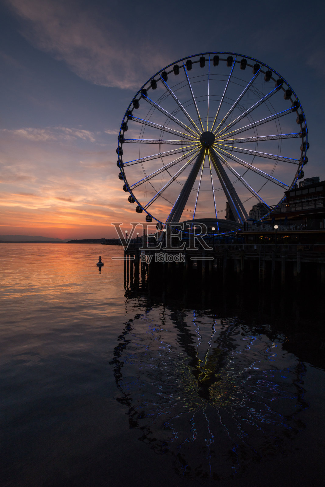 西北太平洋日落照片摄影图片