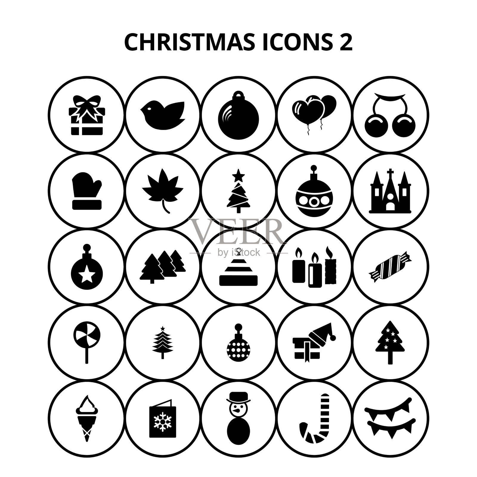 圣诞节的图标图标素材