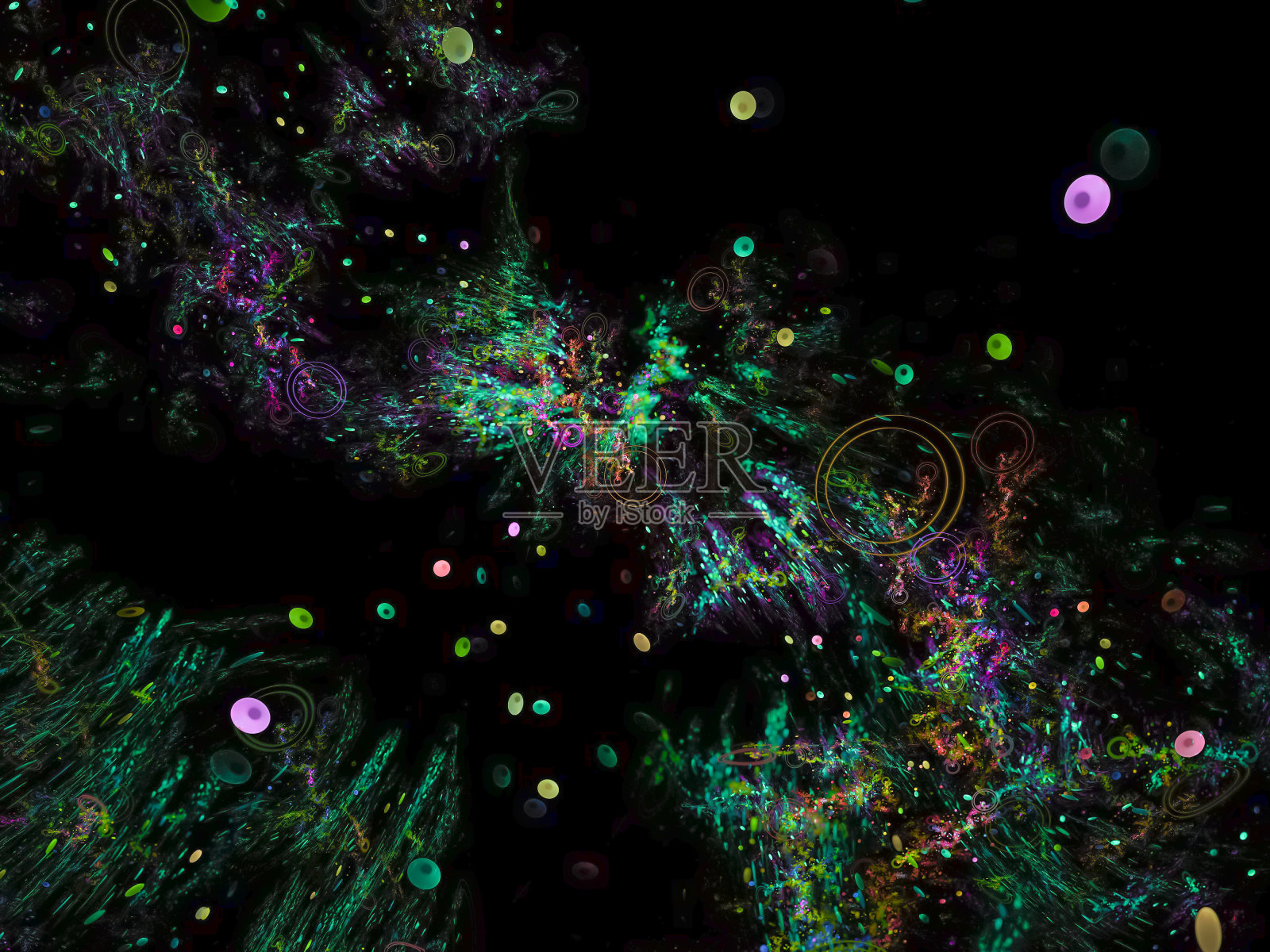 分形抽象的数字照片摄影图片