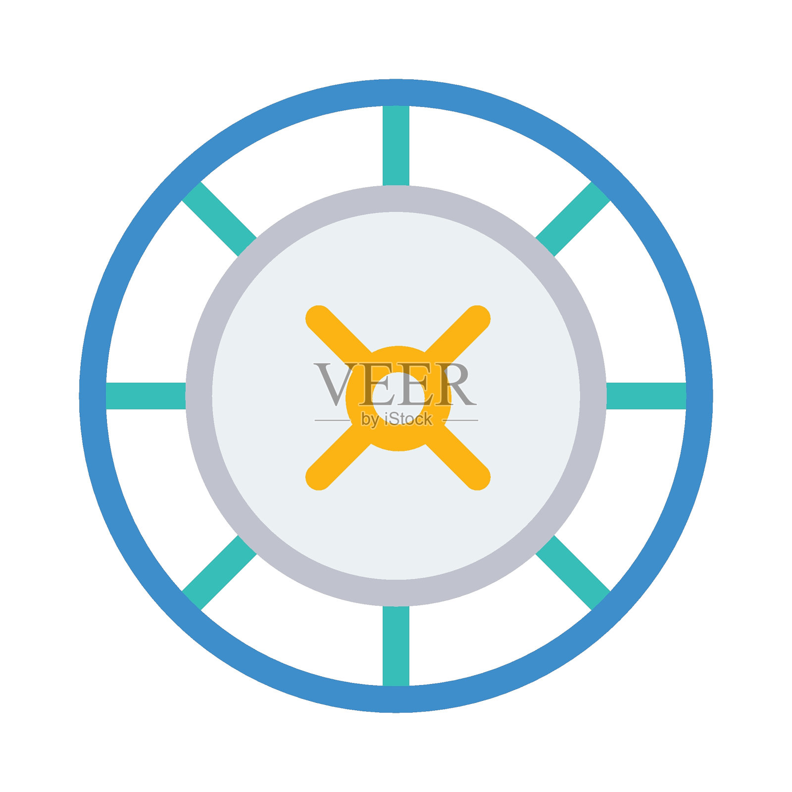 轮盘赌插画图片素材