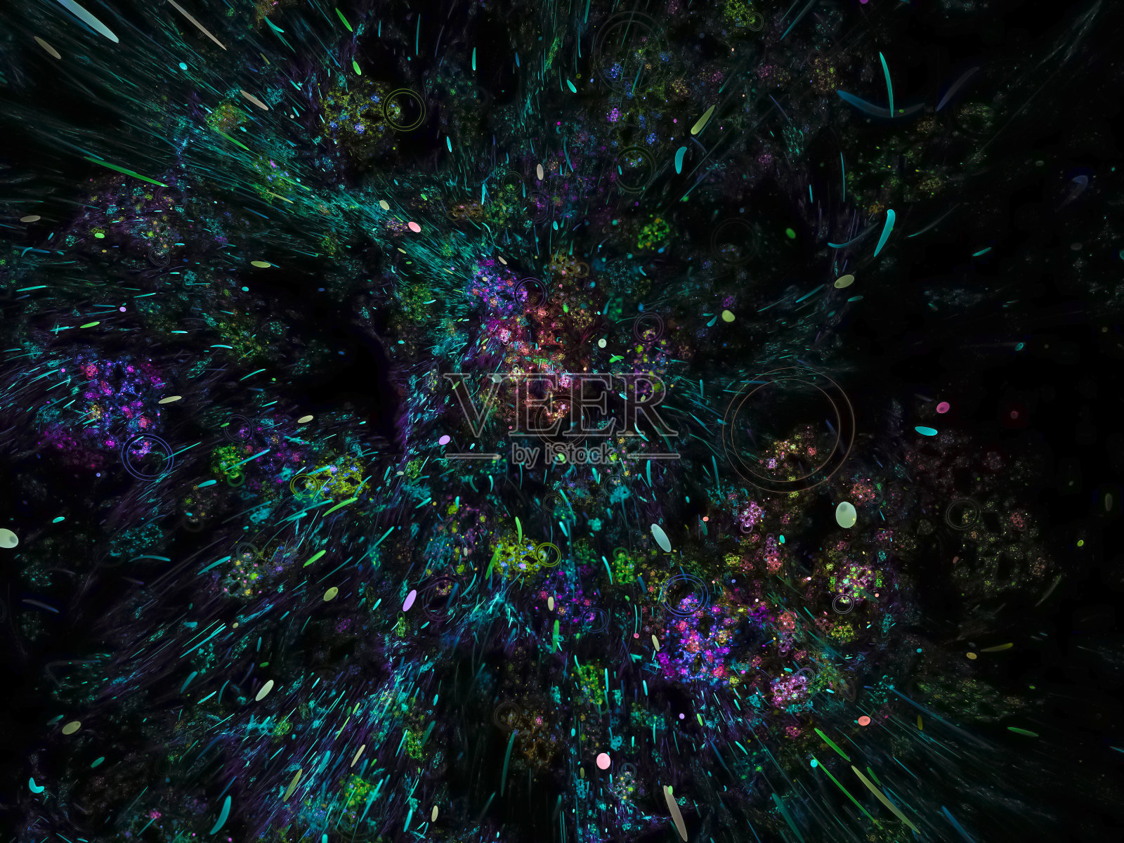 分形抽象的数字照片摄影图片