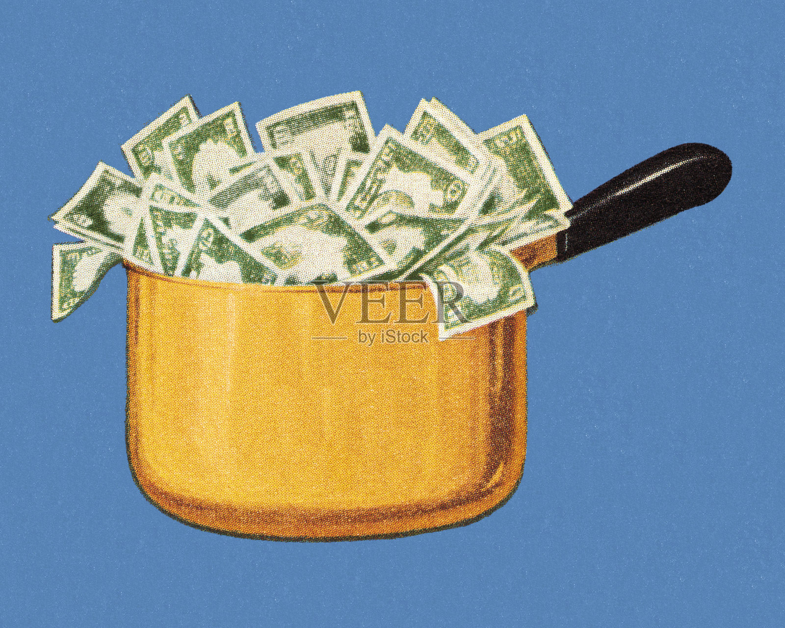 装满钱的罐子照片摄影图片