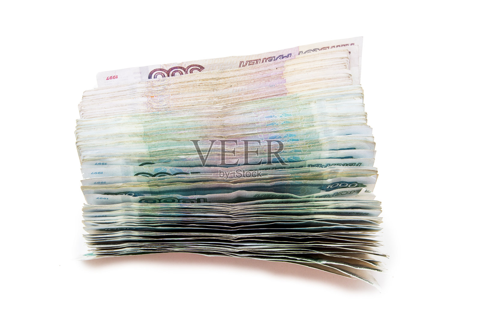 很多钱被隔离在白人身上照片摄影图片