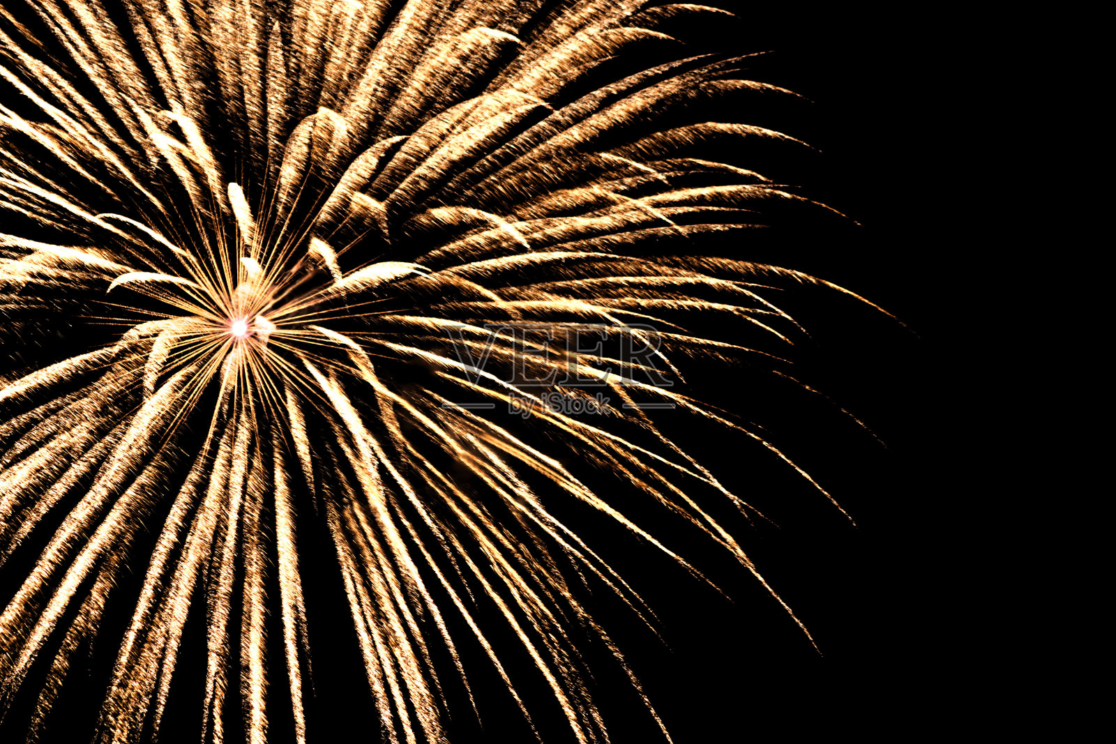 烟花在孤立的黑色背景为您的最佳设计理念照片摄影图片