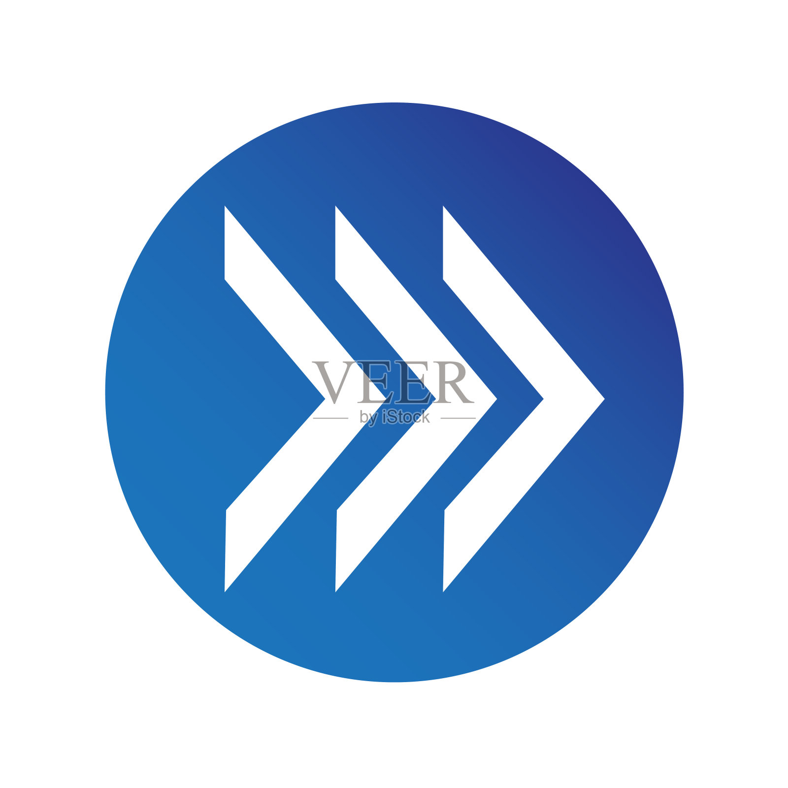 简单的箭头符号图标插画图片素材