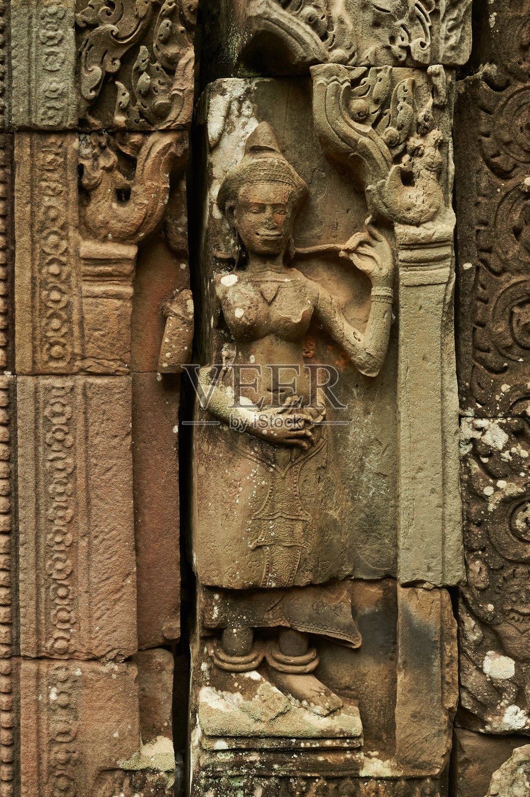 柬埔寨暹粒的班迭寺照片摄影图片