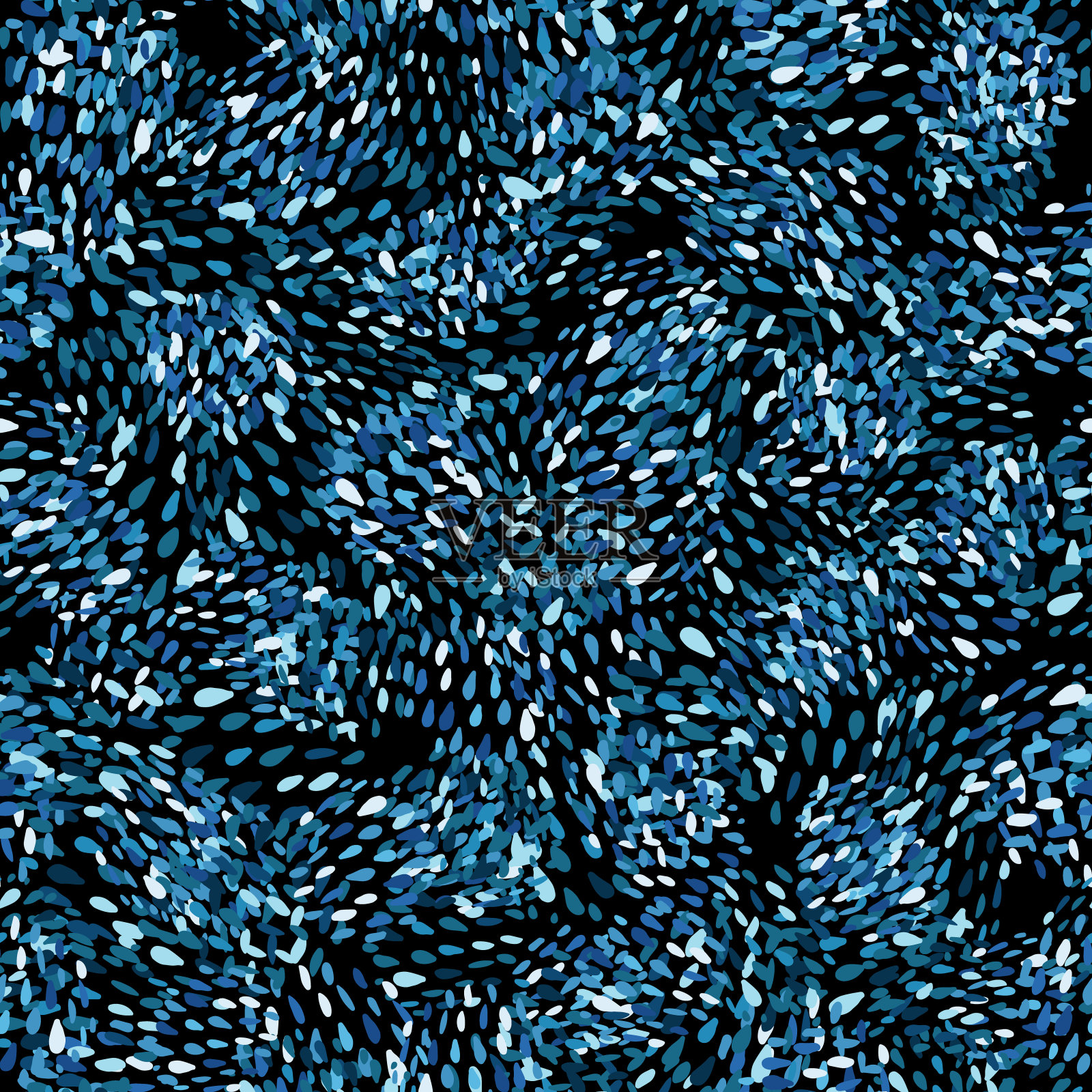 手绘乱点无缝图案。抽象图形背景插画图片素材