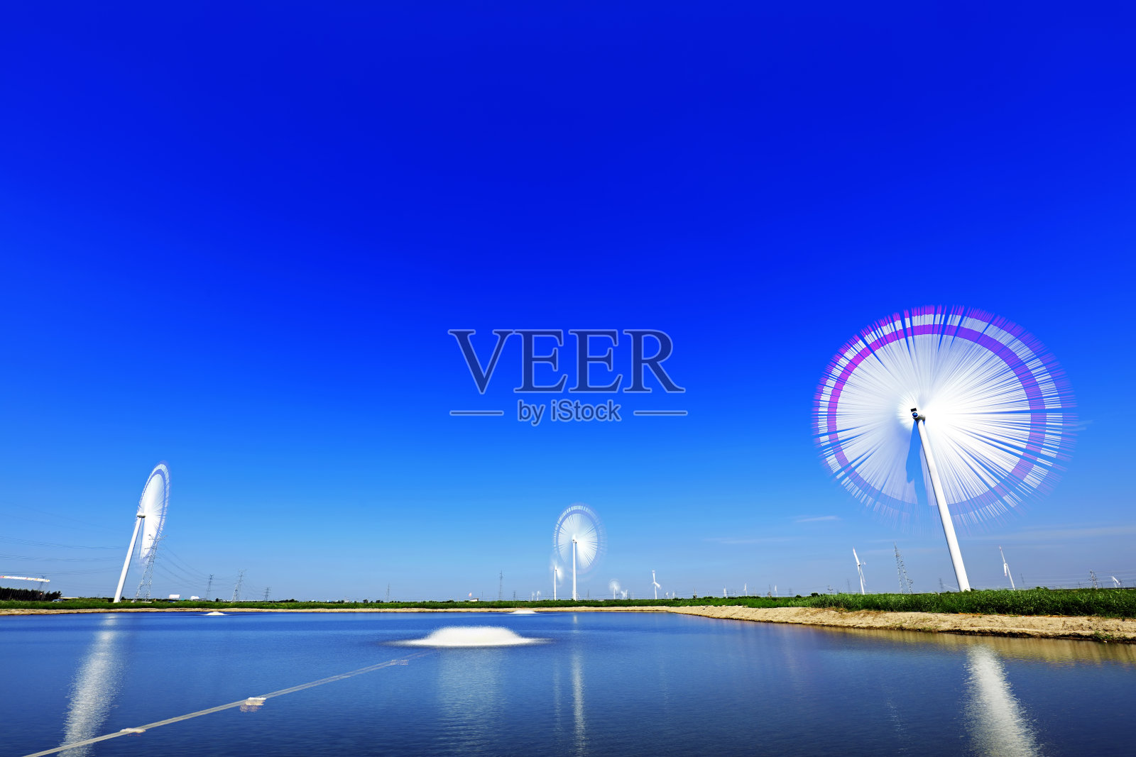 风力涡轮机照片摄影图片