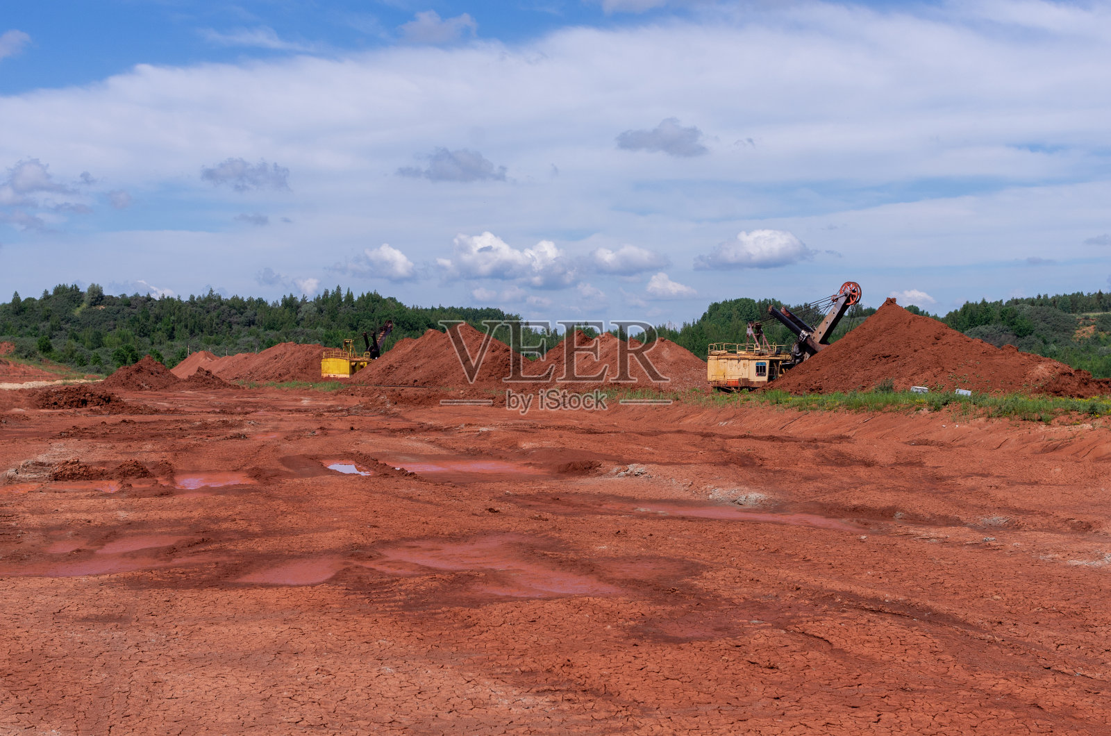 巨型挖掘机行业照片摄影图片