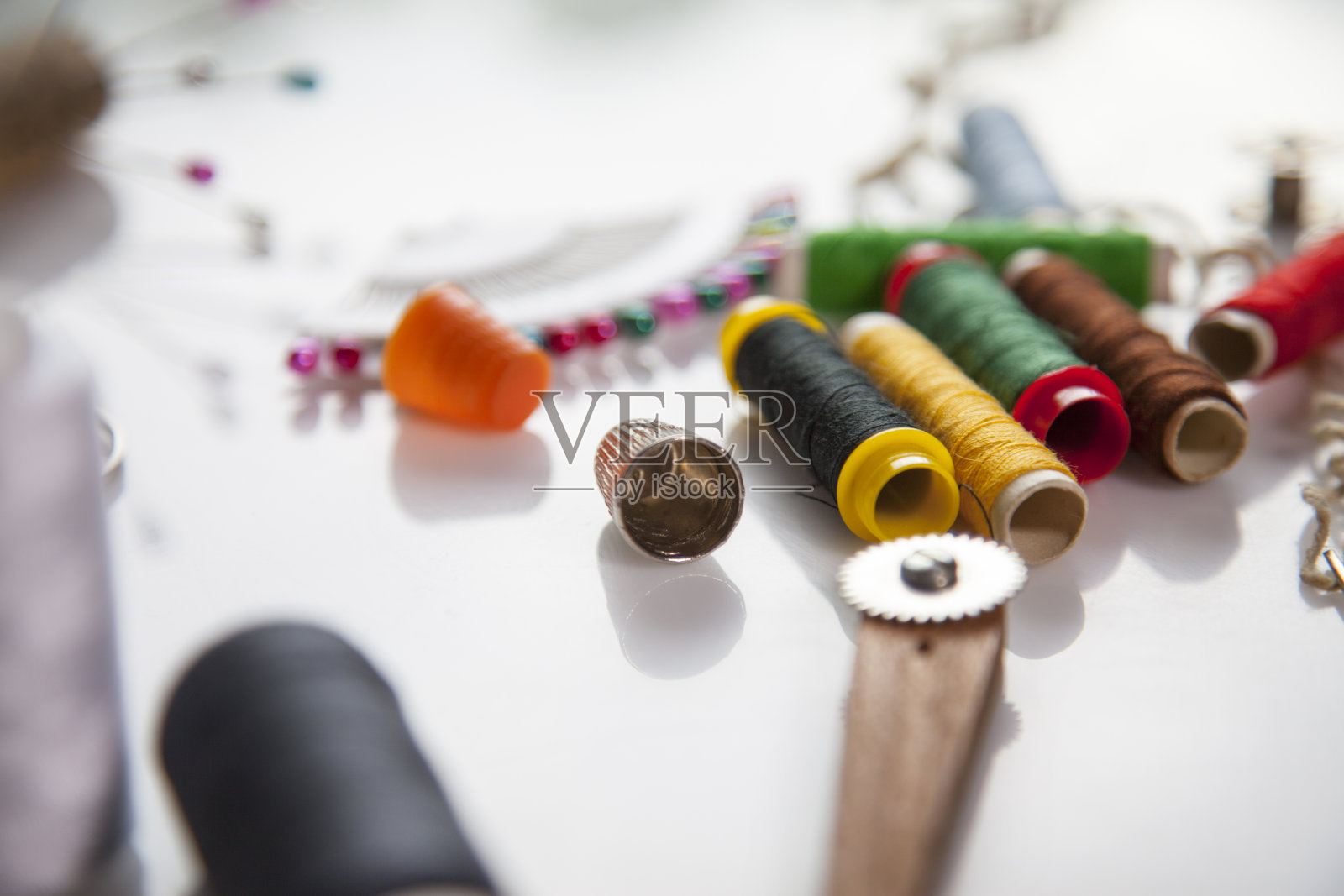 缝纫线照片摄影图片