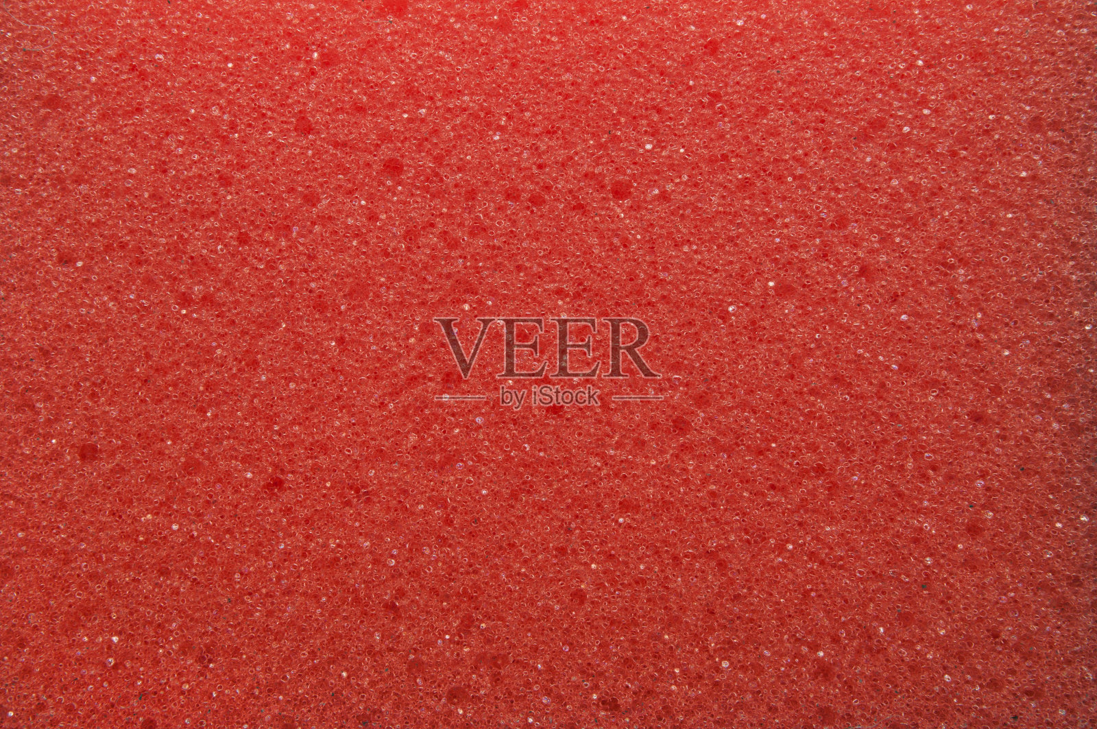 海绵多孔表面的纹理为红色。照片摄影图片