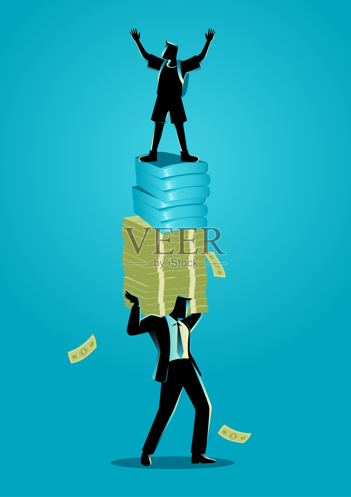 教育费用插画图片素材