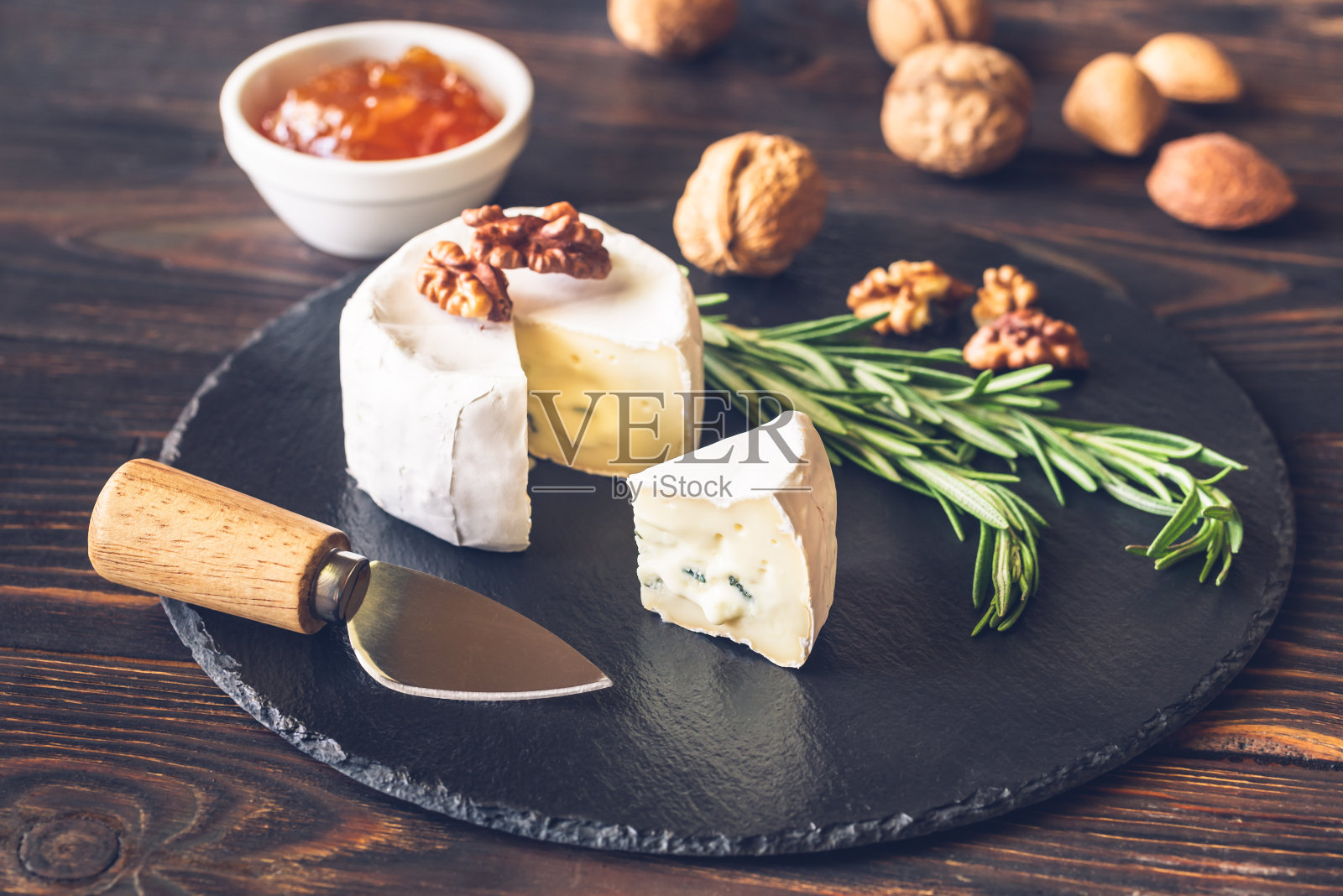 Cambozola奶酪特写照片摄影图片