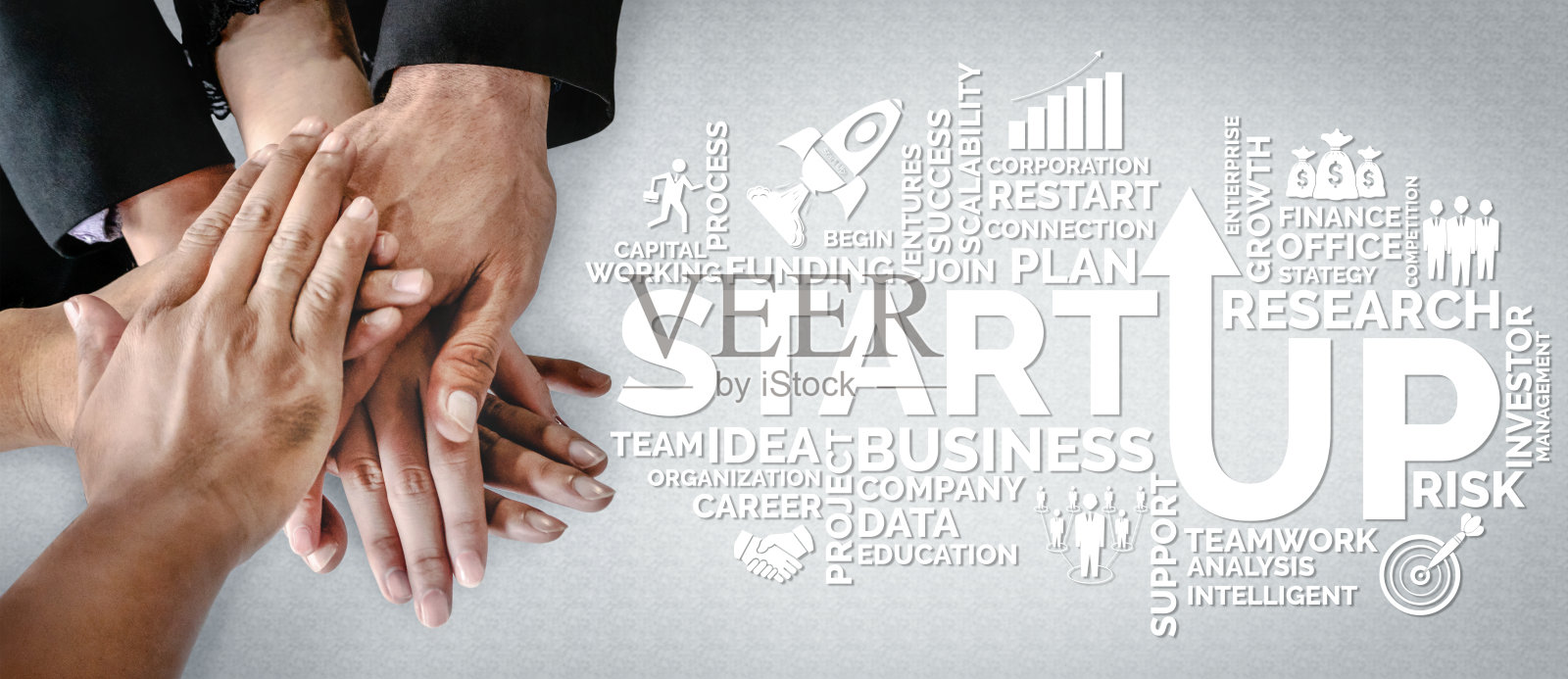 创业创意人的理念照片摄影图片