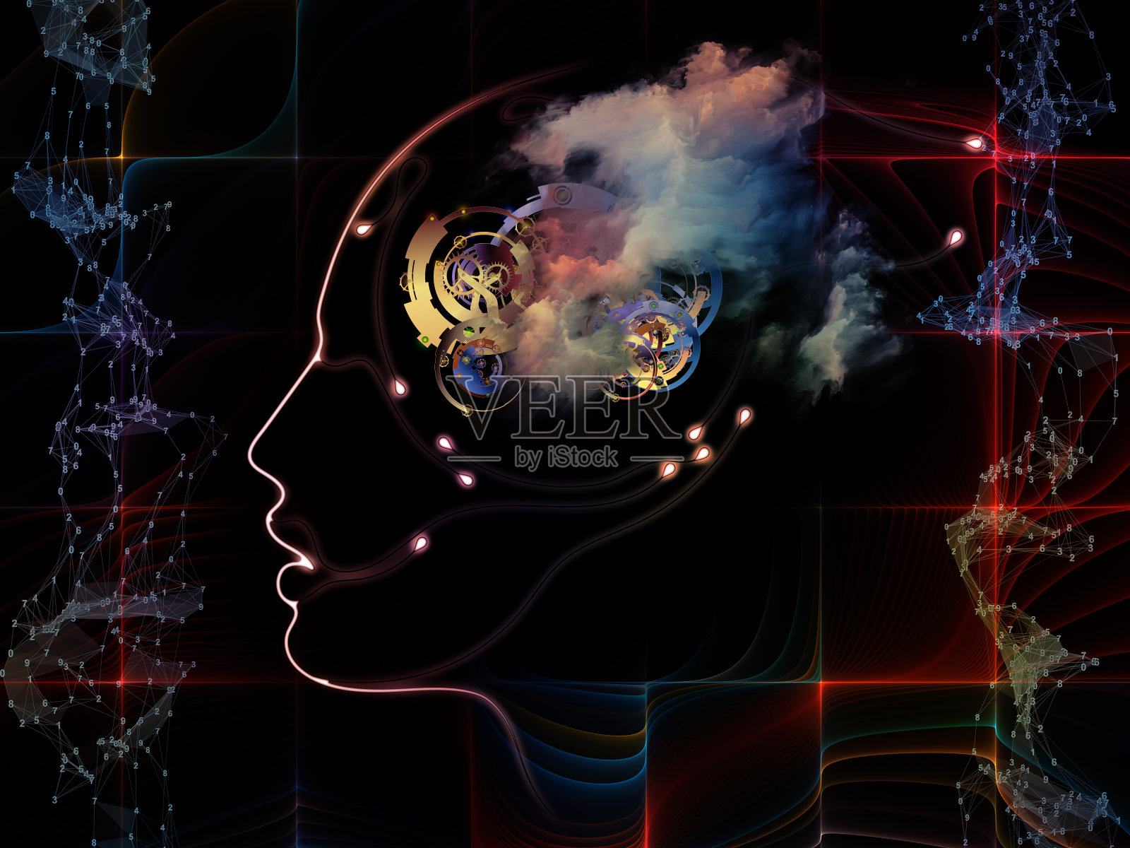 网络配置文件照片摄影图片