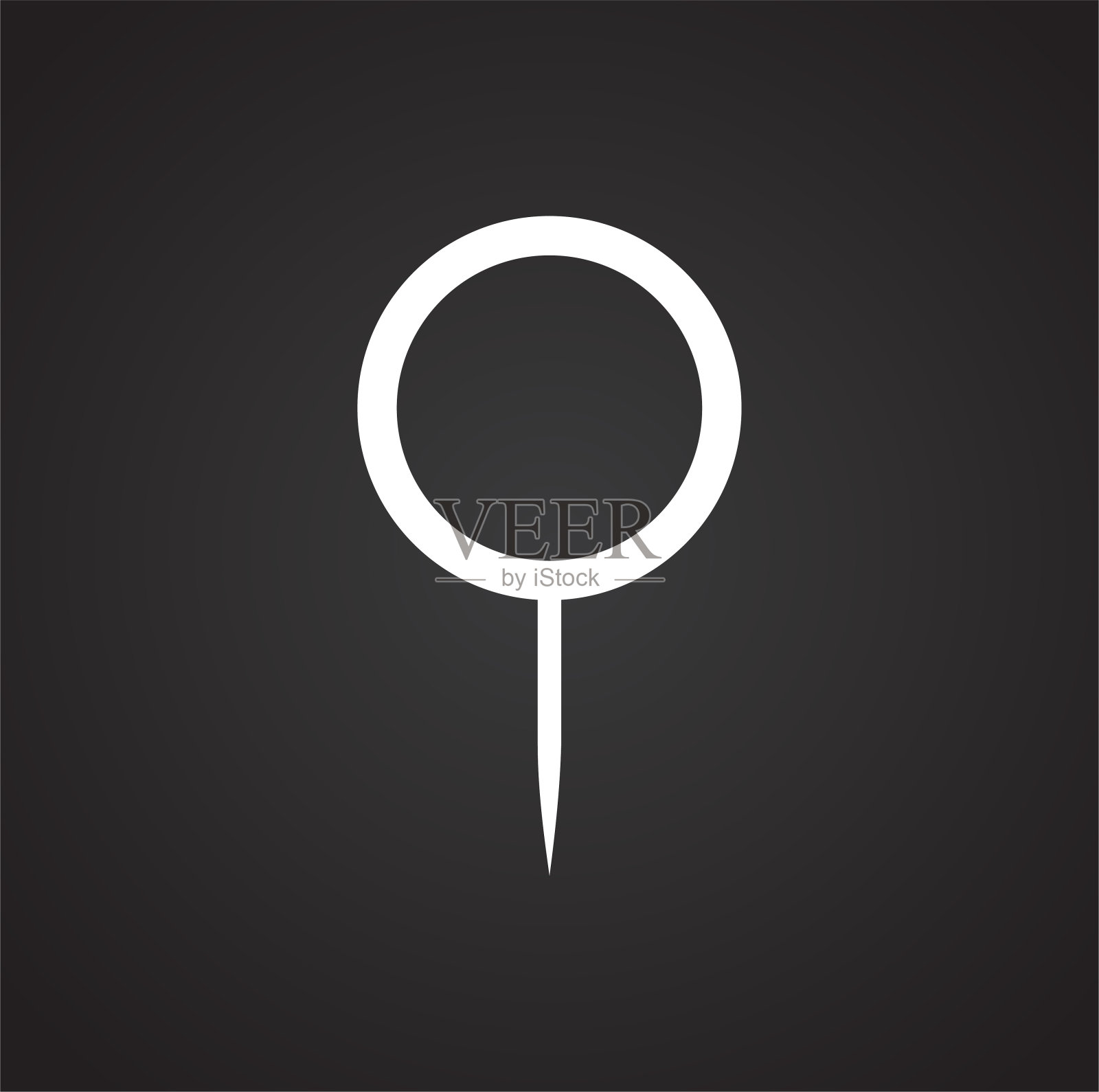 地理位置相关图标的背景图形和网页设计。简单的说明。网站按钮或手机应用的互联网概念符号。图标素材