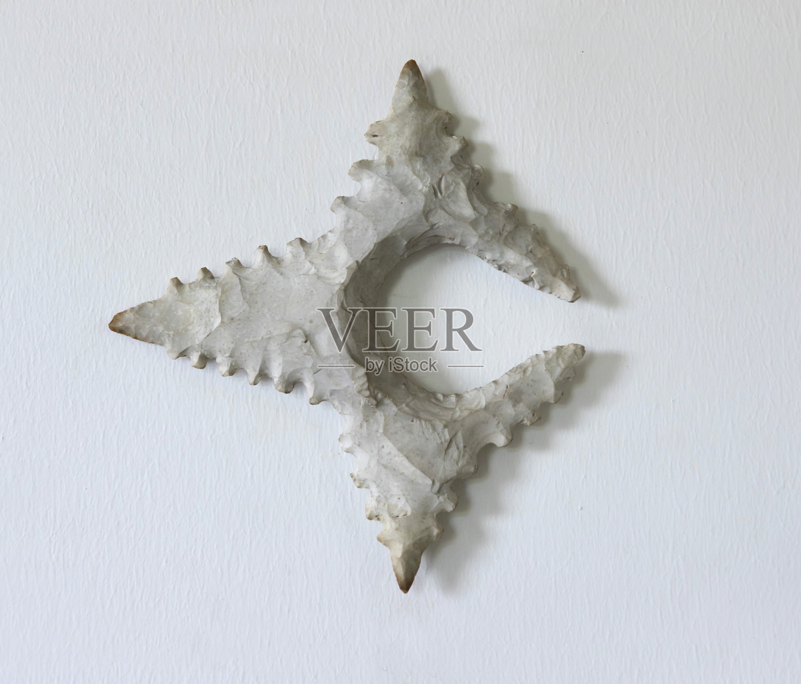 来自伯利兹的玛雅石器燧石手斧照片摄影图片