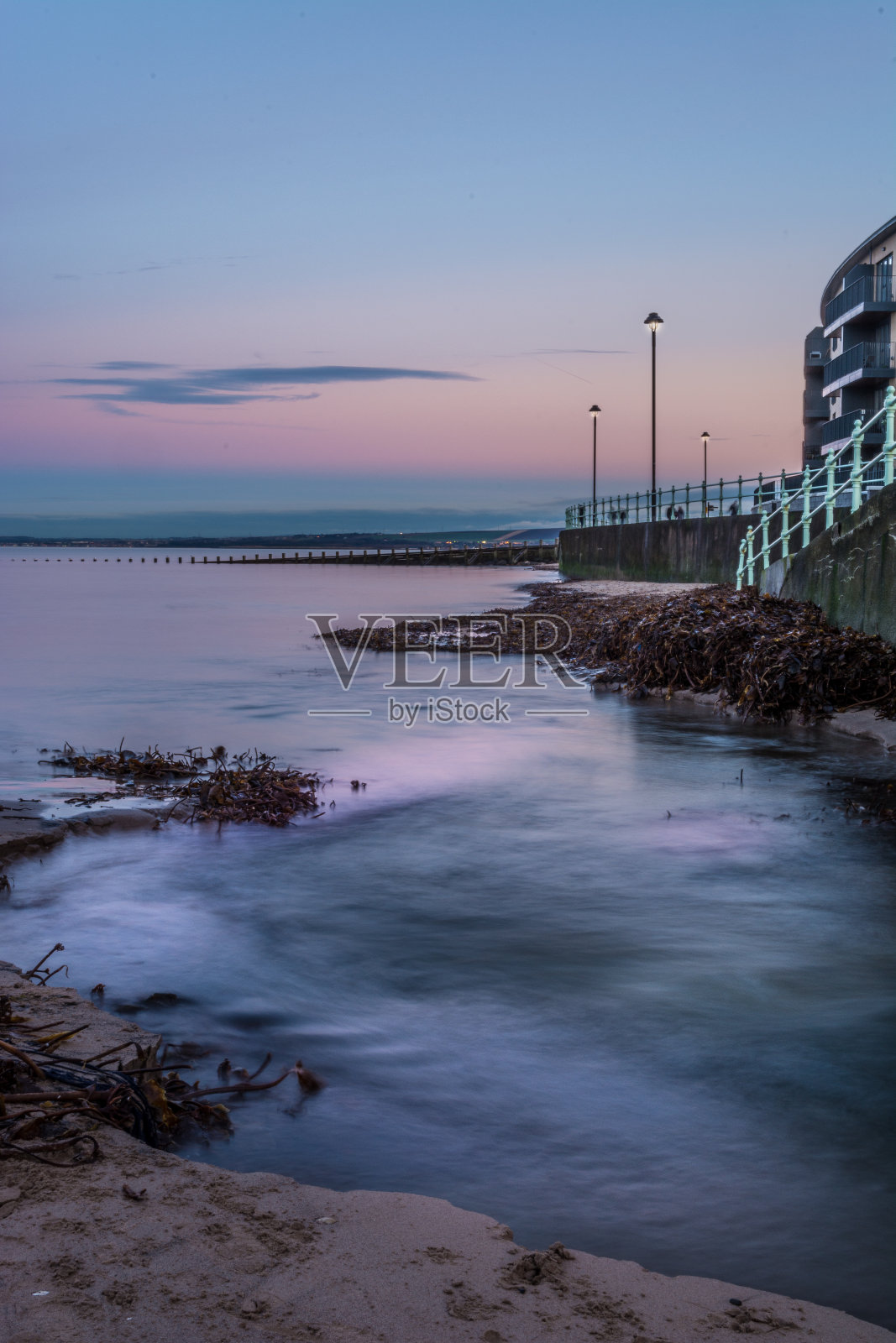 波多贝罗海滩日落照片摄影图片