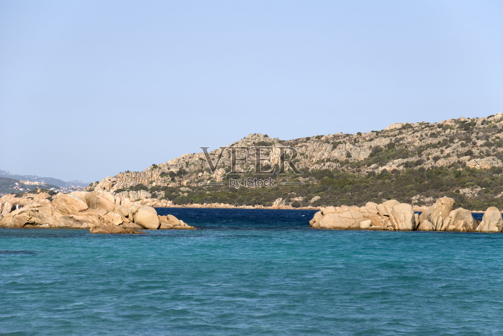 撒丁岛La madalena岛的风景照片摄影图片