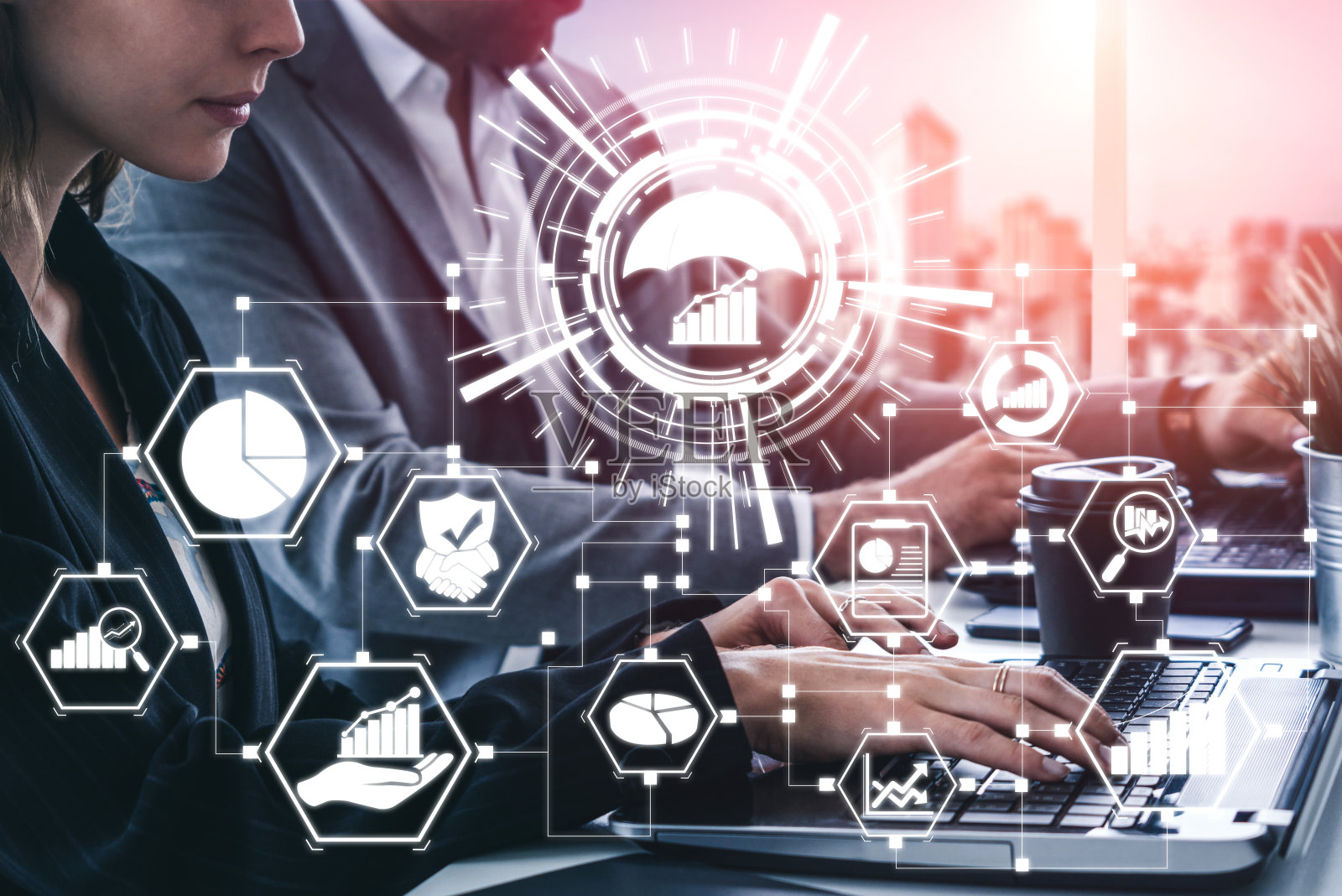 企业风险管理与评估照片摄影图片