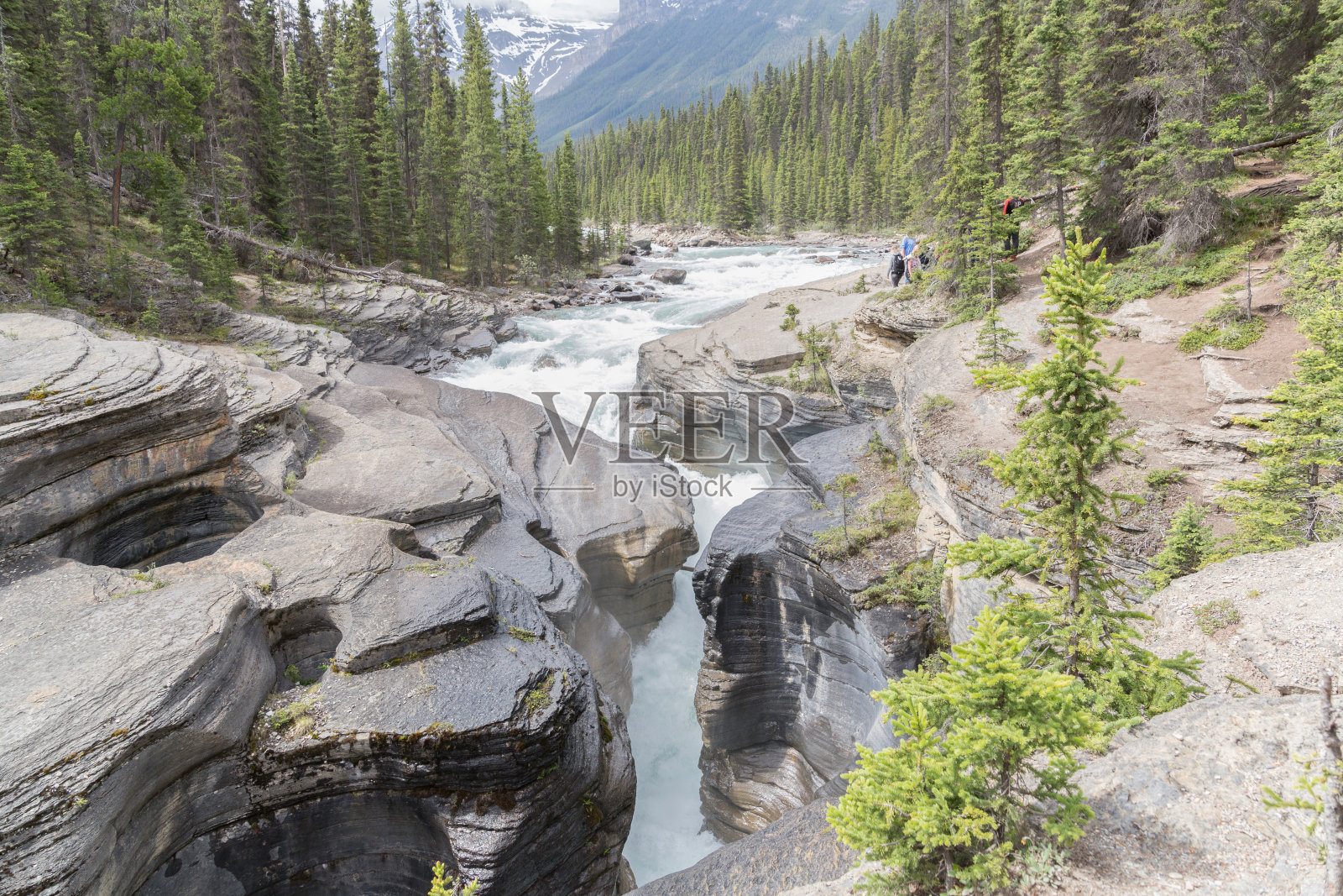 湍急的激流照片摄影图片