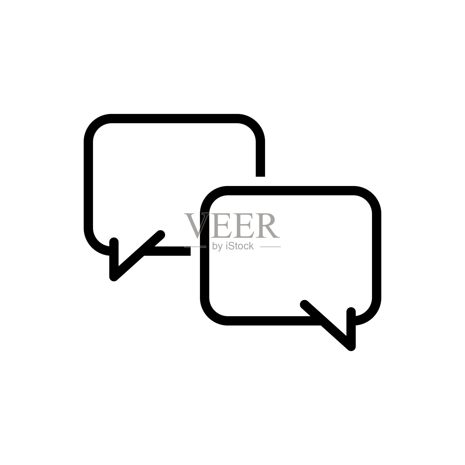 聊天消息插画图片素材