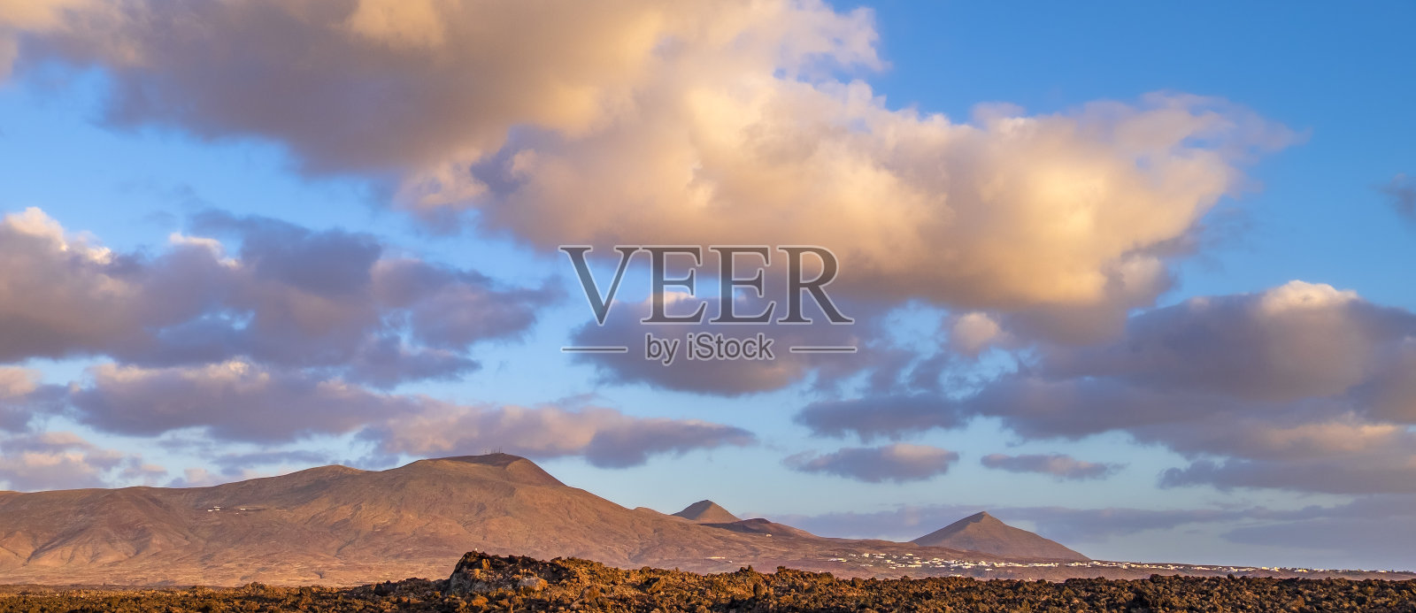 加那利群岛兰萨罗特岛:洛斯火山自然公园照片摄影图片