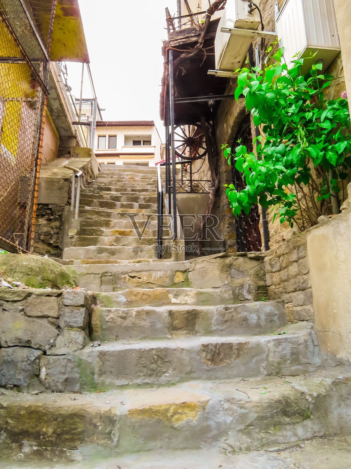 老城的古老街道Veliko Tarnovo照片摄影图片