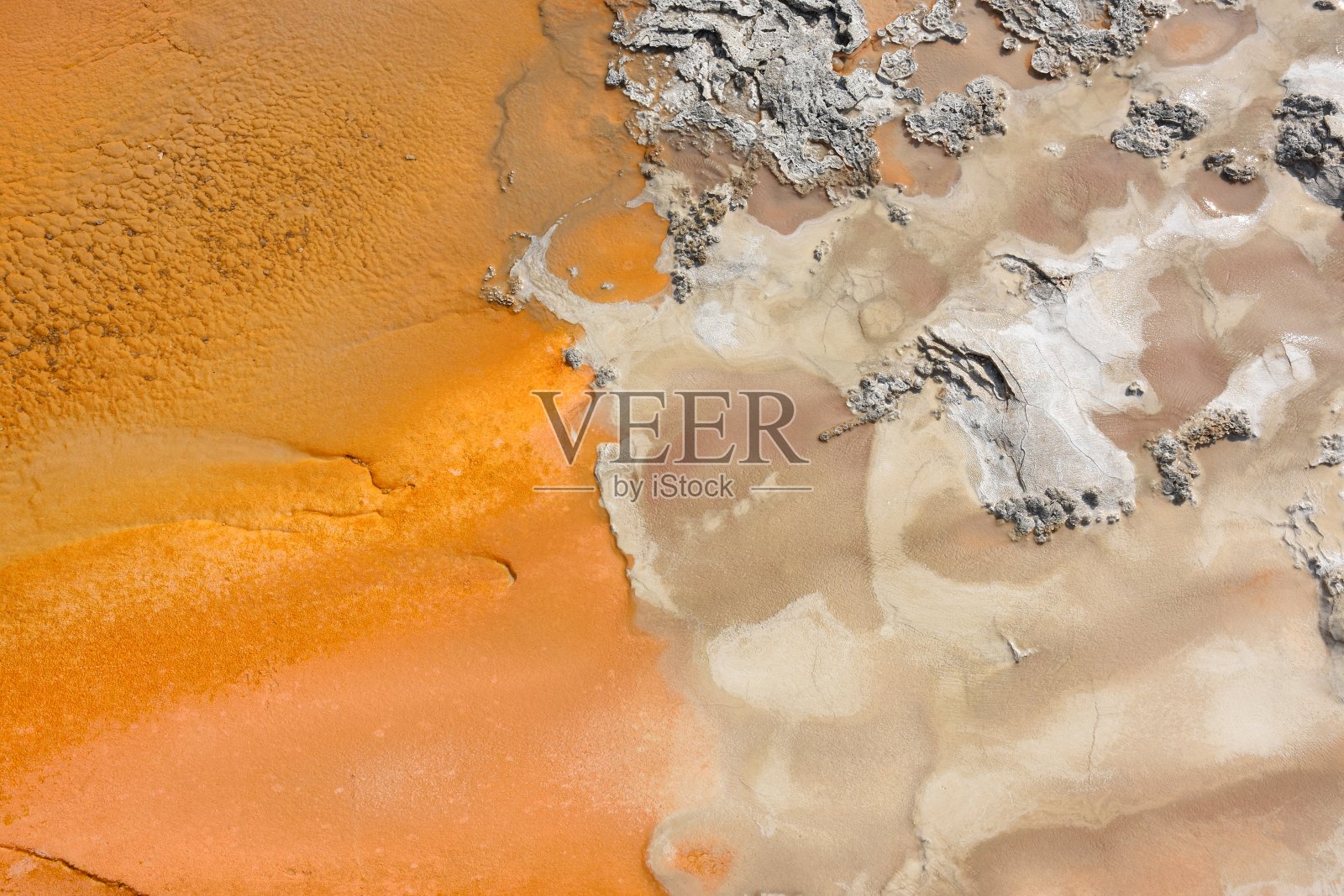 黄石国家公园老忠实盆地的间歇泉和温泉照片摄影图片