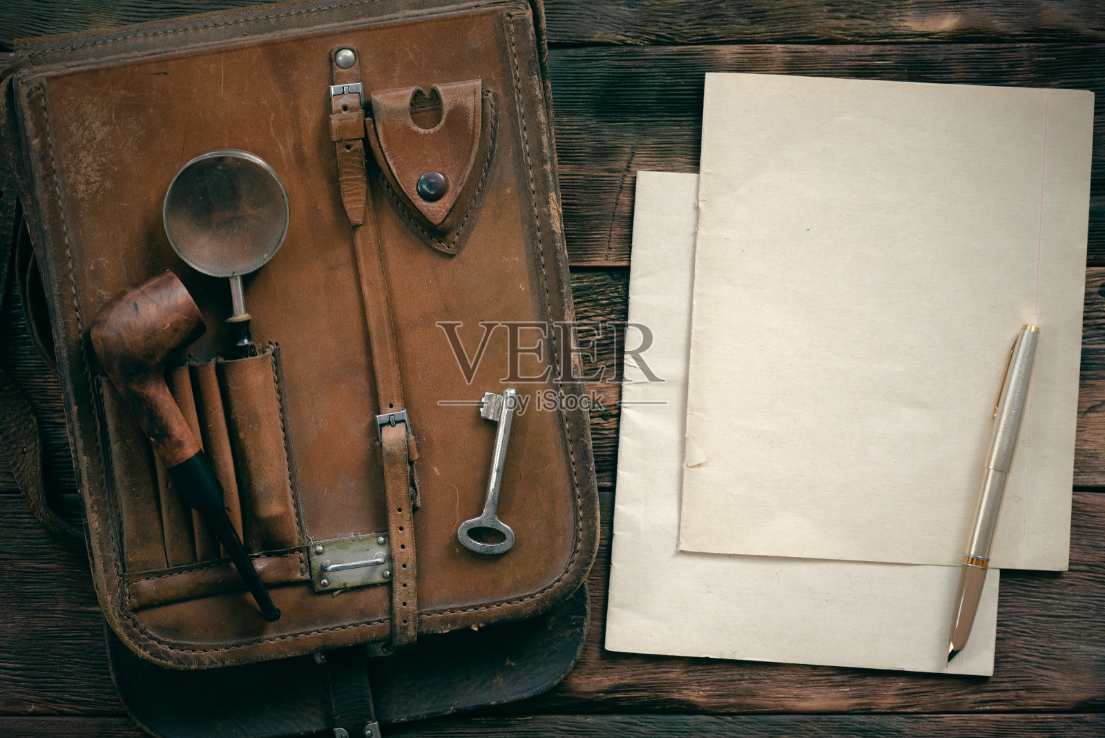 侦探表。照片摄影图片