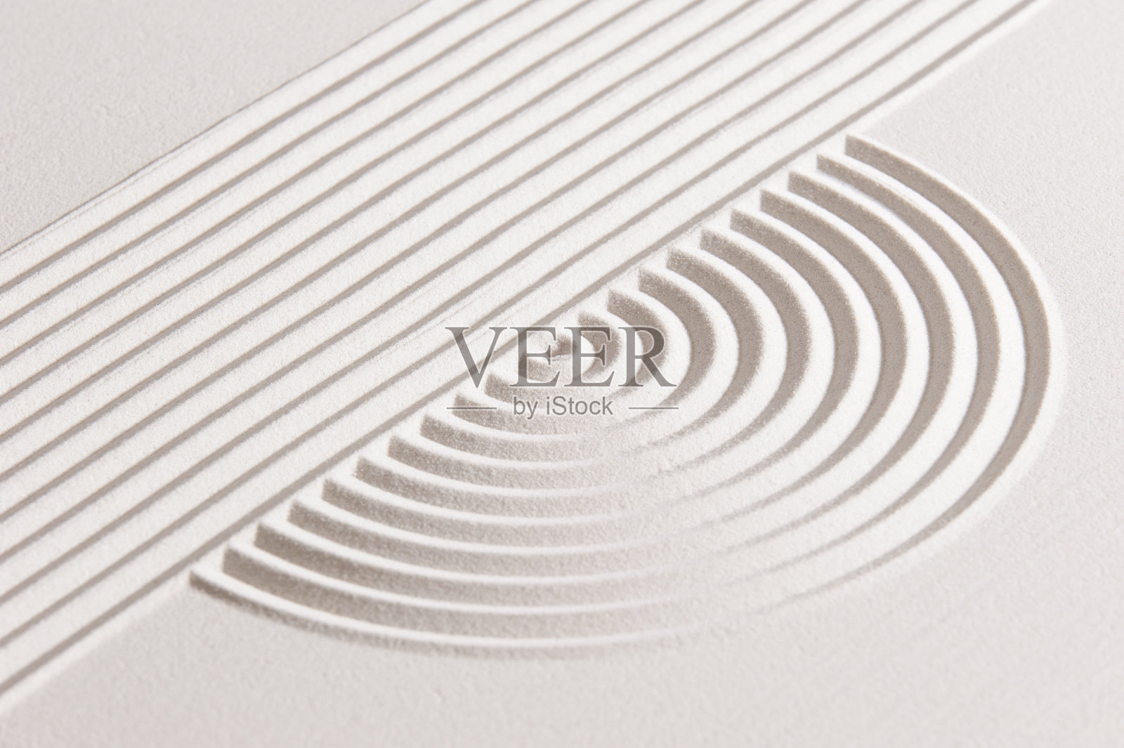 日本禅宗花园的沙子与石头照片摄影图片