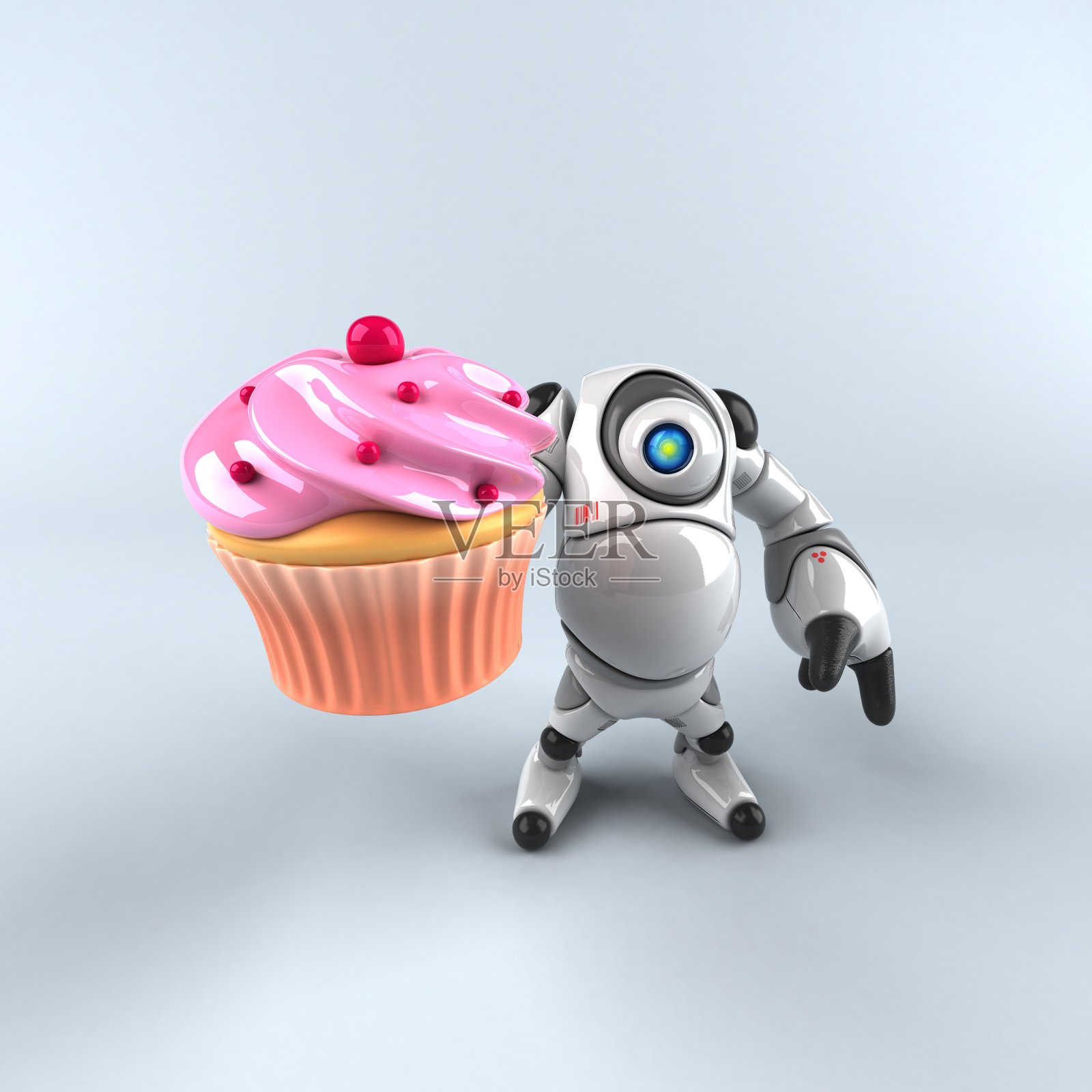 大机器人- 3D插图照片摄影图片