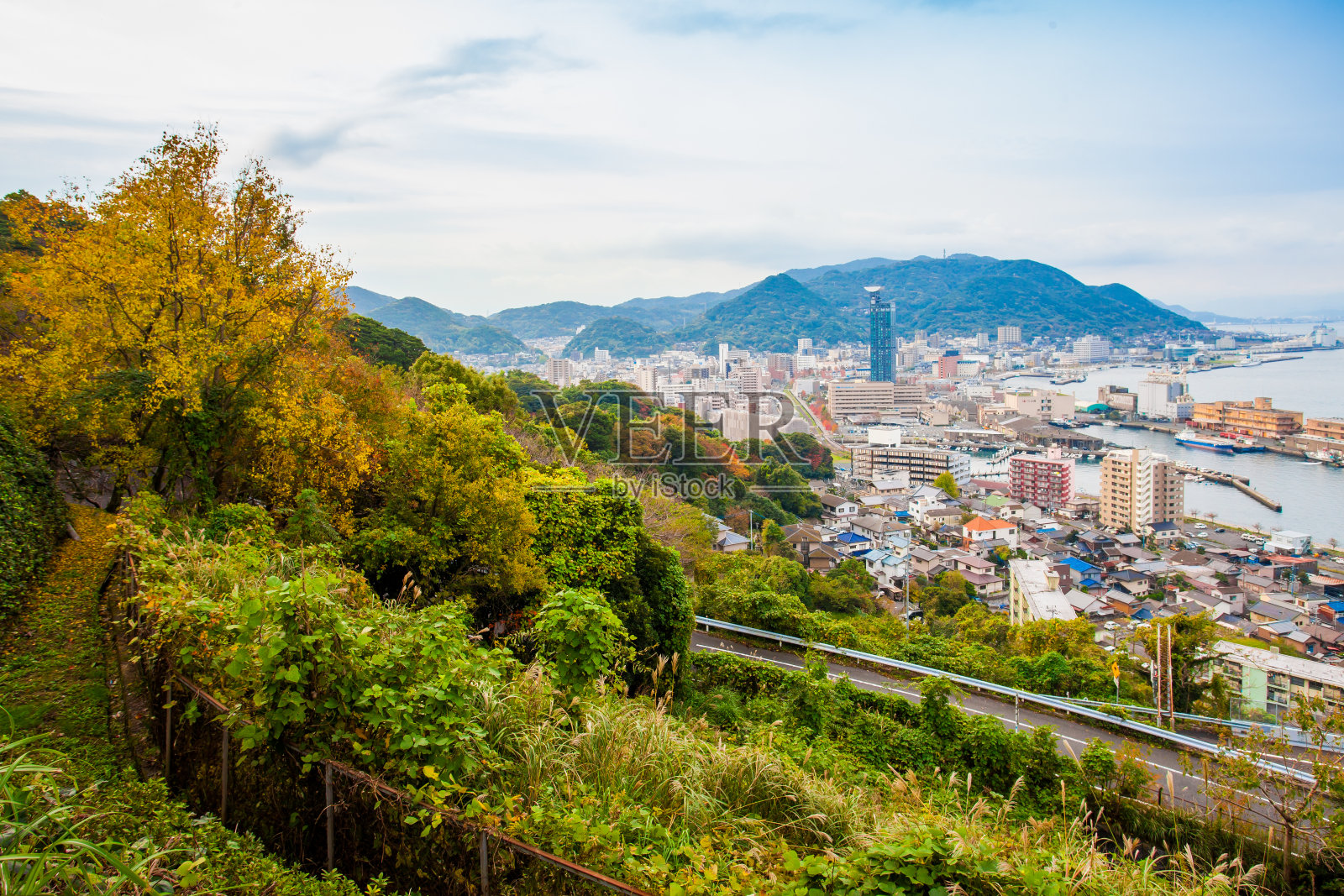 日本,北九州——2016年11月20日:日本福冈,北九州,Mojiko港口照片摄影图片