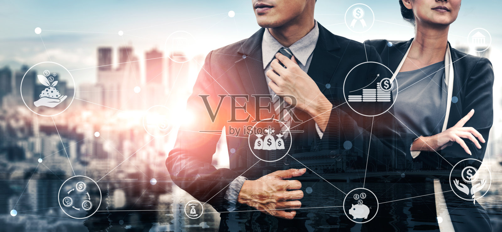 金融和货币交易技术概念照片摄影图片