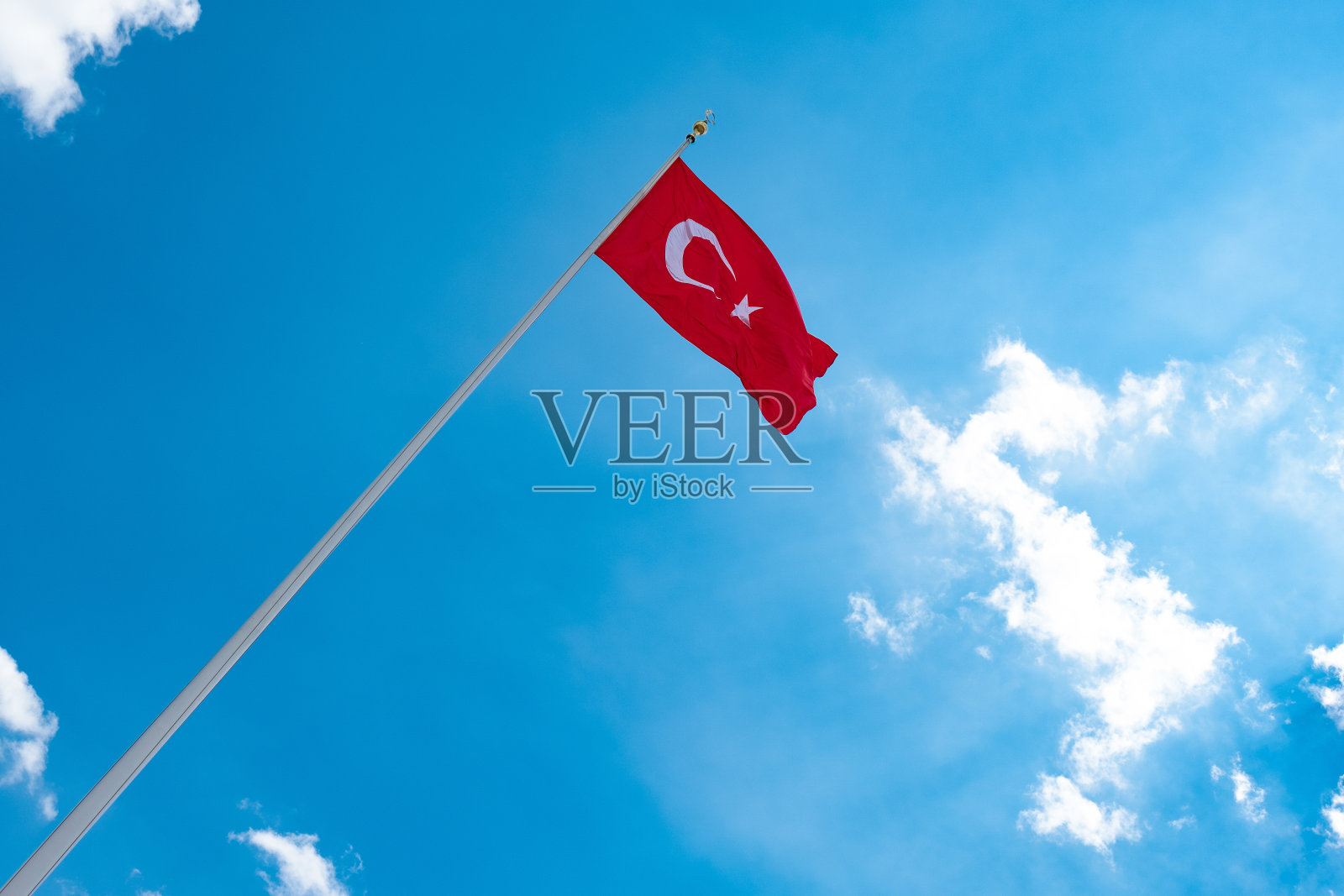 土耳其国旗照片摄影图片