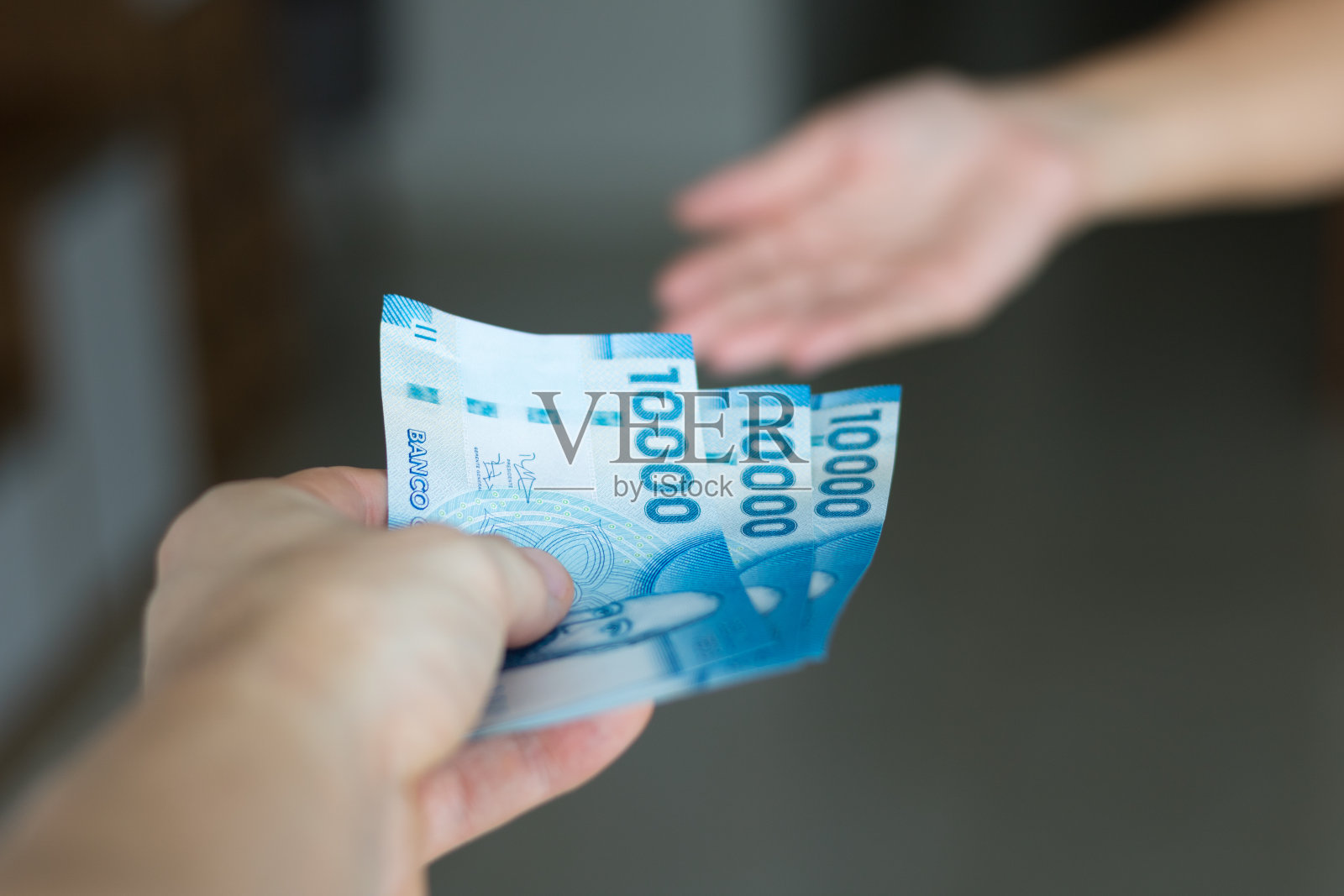 智利的钱。照片摄影图片